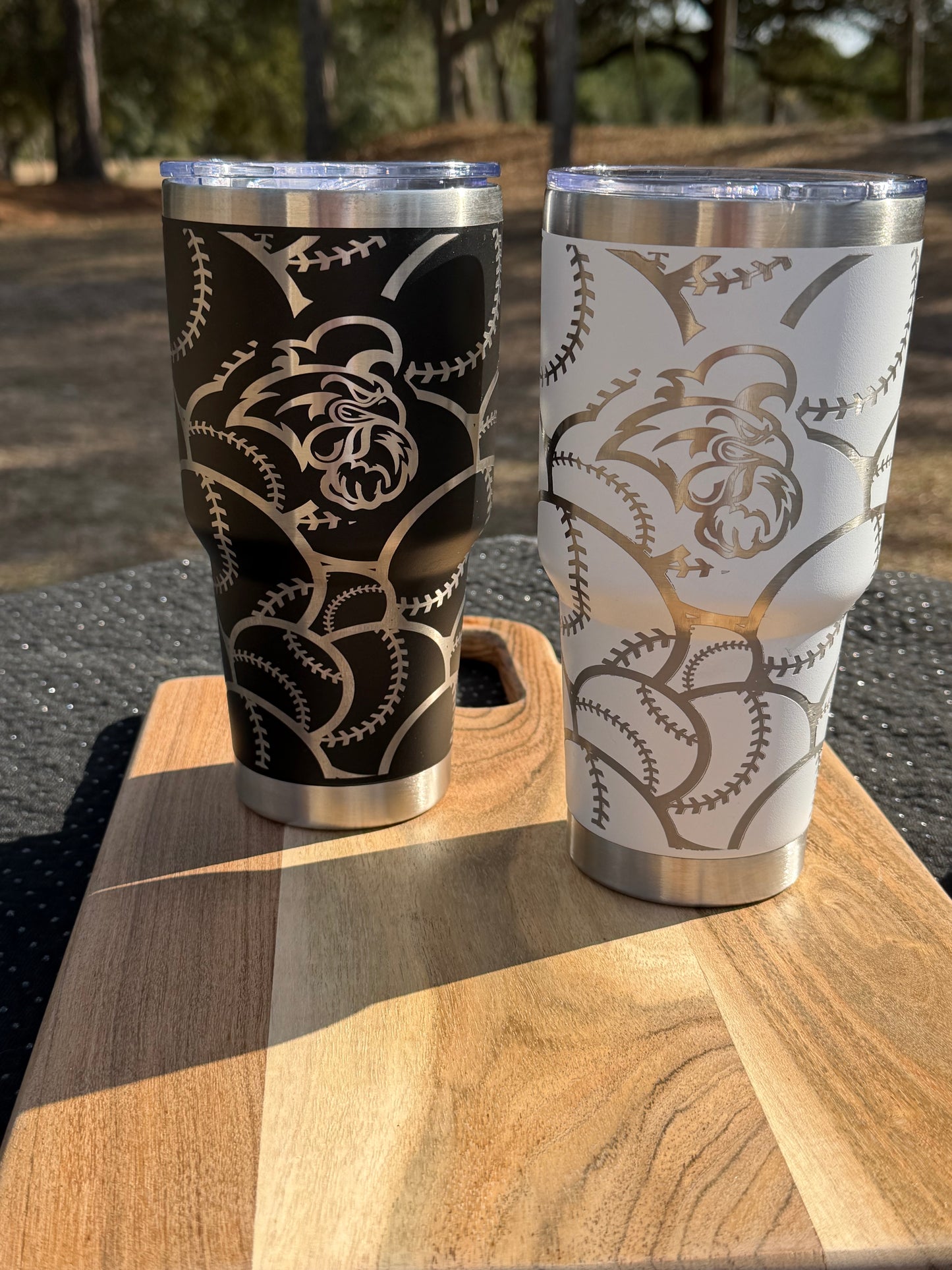 โพ Custom Baseball 30 oz Stainless Steel Tumbler โ Personalized Team Logo Cup for Sports Fans, baseball parents, baseball players