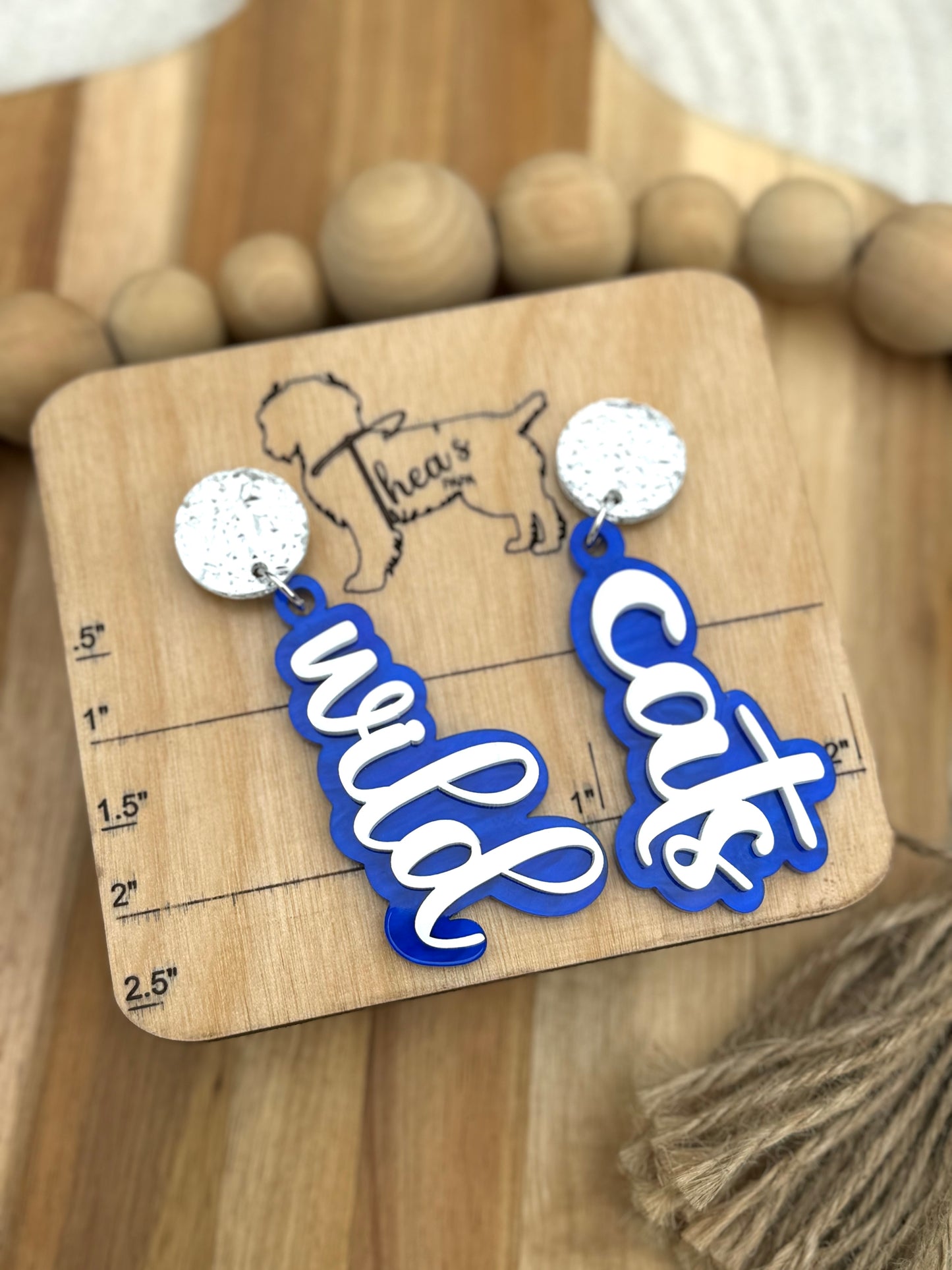 Wildcats Game Day Statement Earrings