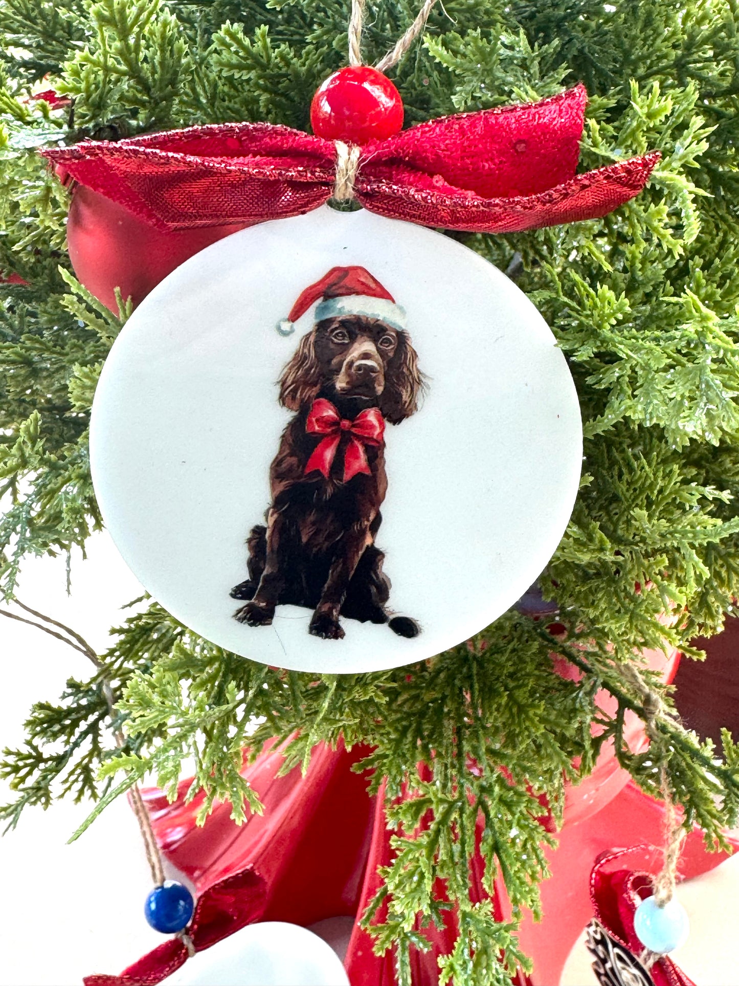Boykin Spaniel Christmas Ornament