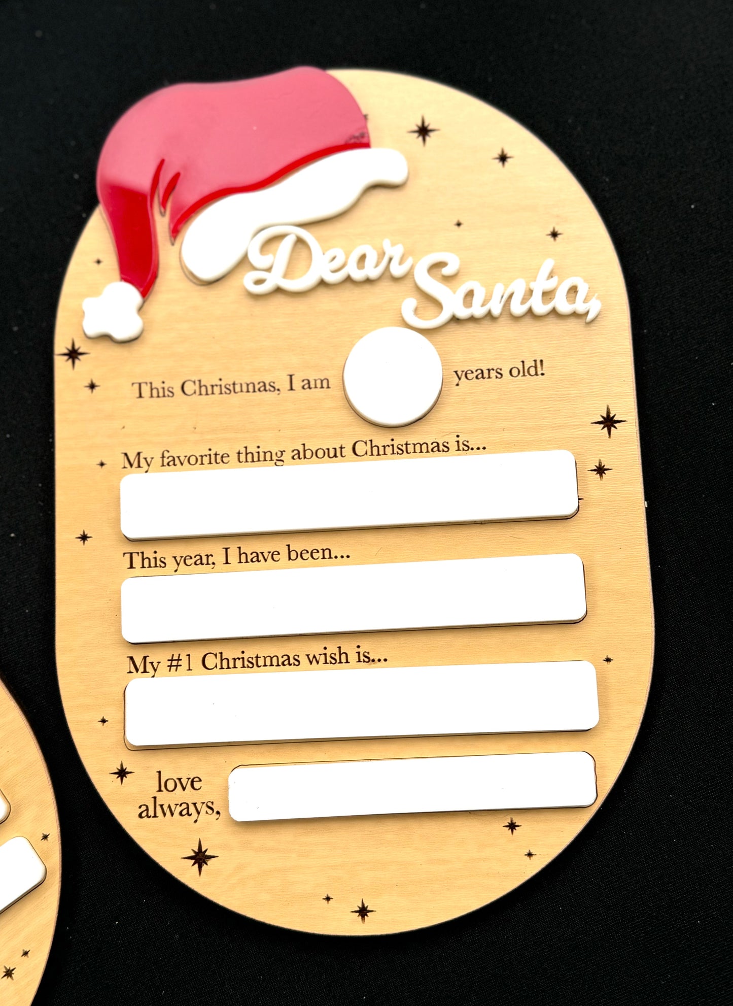 Dear Santa photo prop
