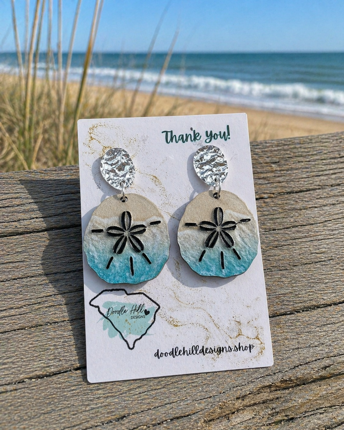 Beach Inspired Lightweight Dangle Earrings | Ocean Jewelry Gift for Women