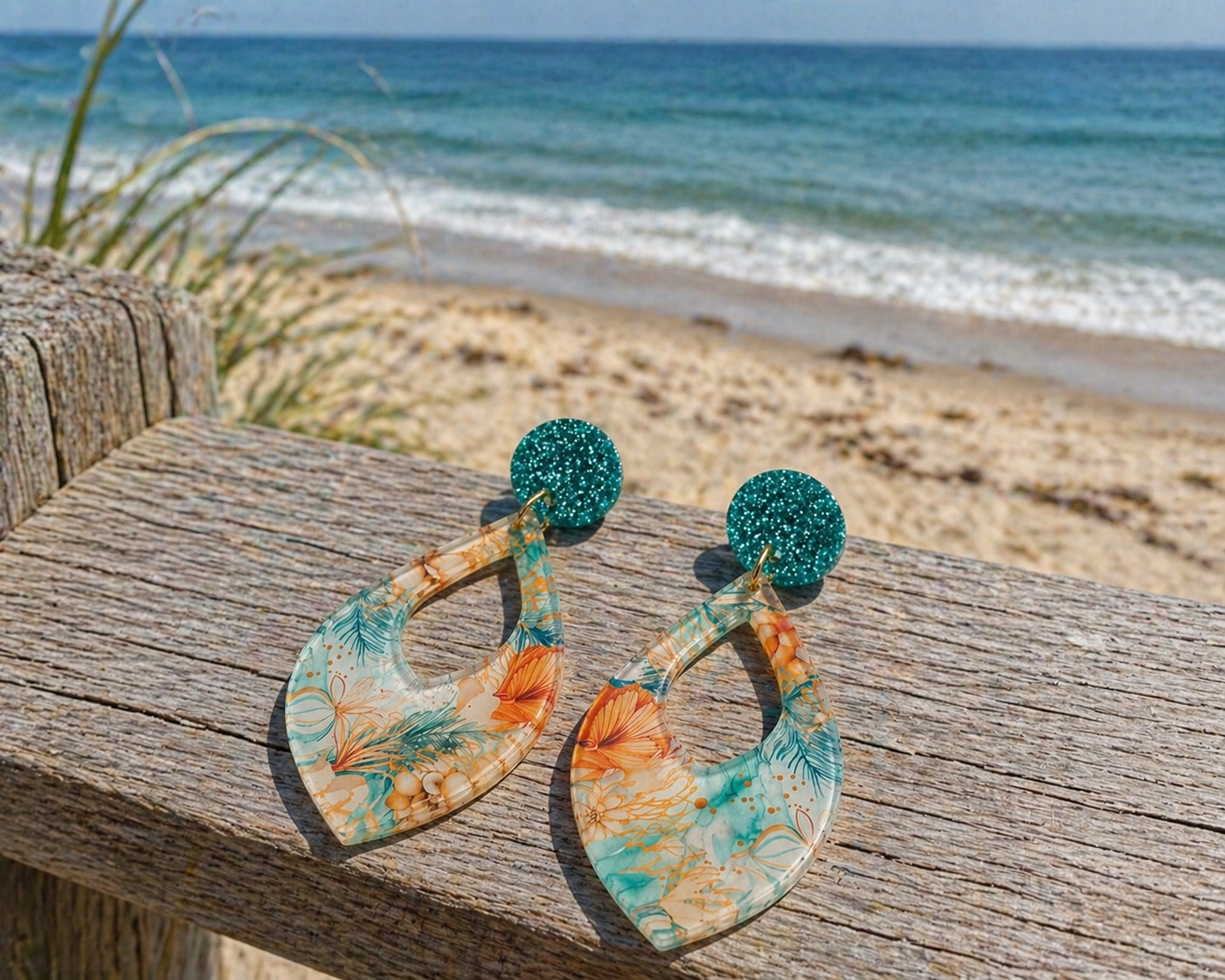 Beachy boho earrings