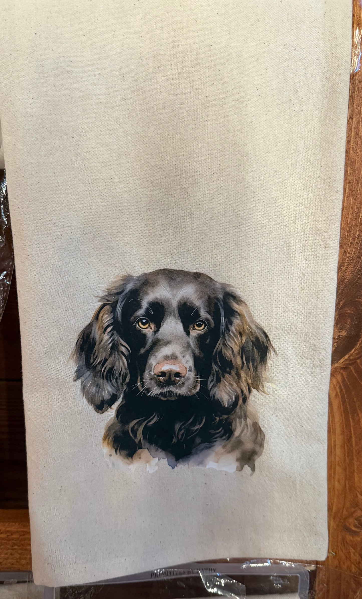 Boykin Spaniel Tea Towel – Dog Lover Kitchen Decor | Cute Boykin Spaniel Dish Towel | Spaniel Gift | Farmhouse Kitchen Accessory