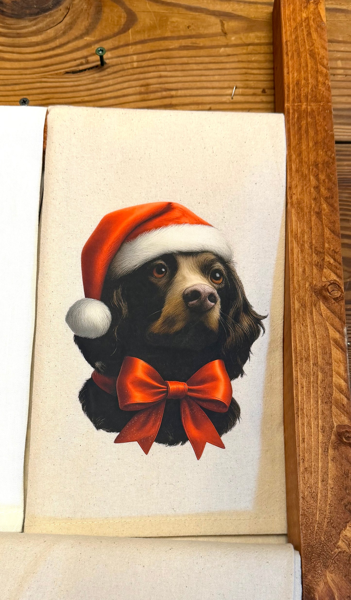 Boykin Spaniel Tea Towel – Dog Lover Kitchen Decor | Cute Boykin Spaniel Dish Towel | Spaniel Gift | Farmhouse Kitchen Accessory