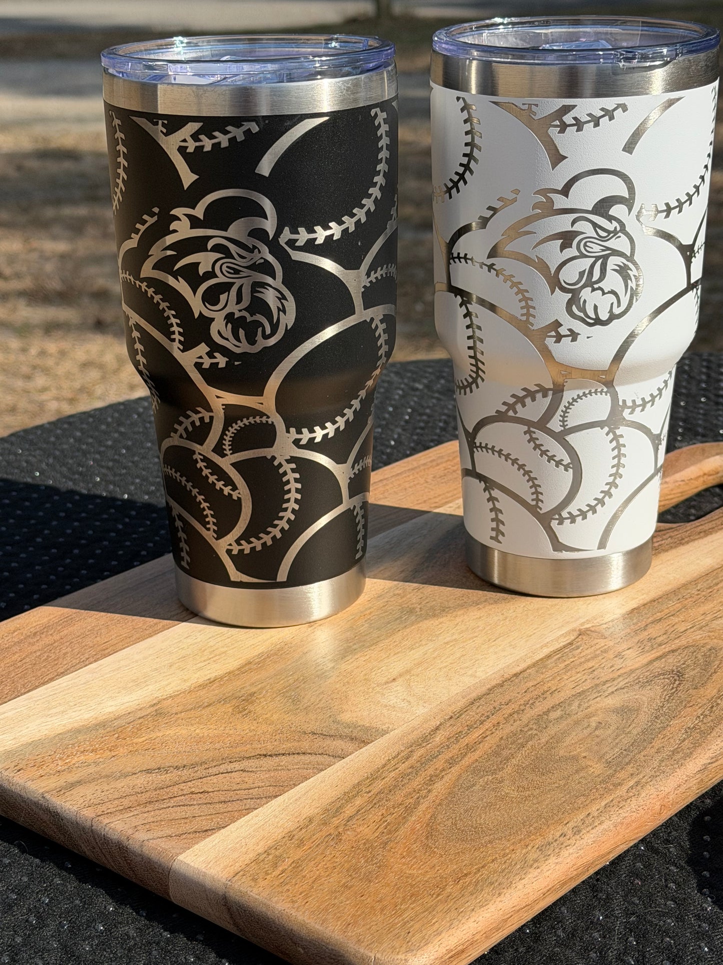 ⚾ Custom Baseball 30 oz Stainless Steel Tumbler – Personalized Team Logo Cup for Sports Fans, baseball parents, baseball players