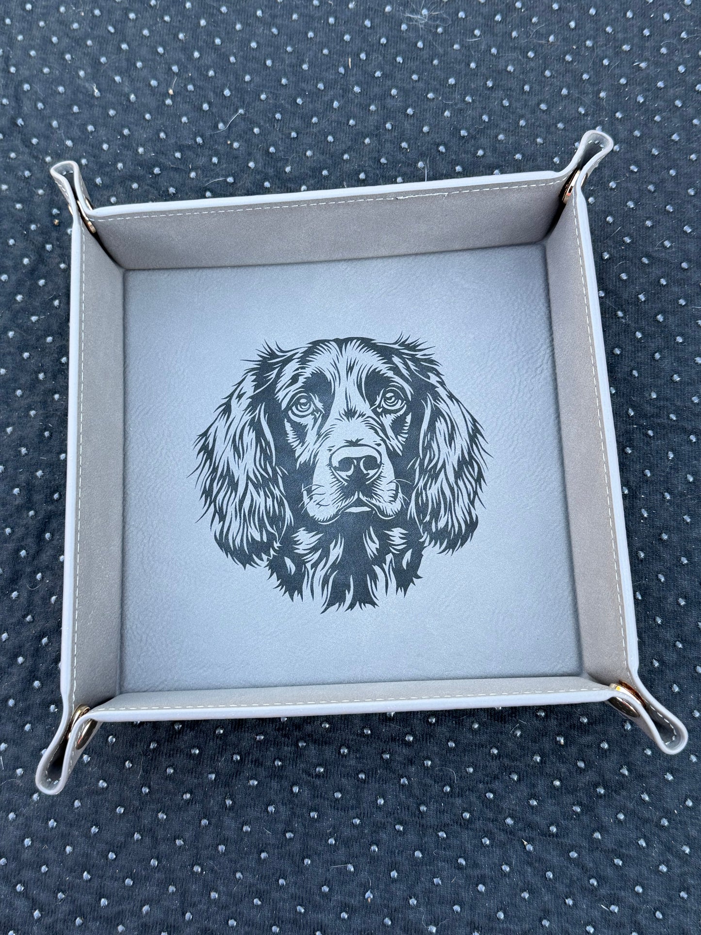 Personalized Valet Tray for Men | Custom Engraved Catchall Tray | Father’s Day Gift