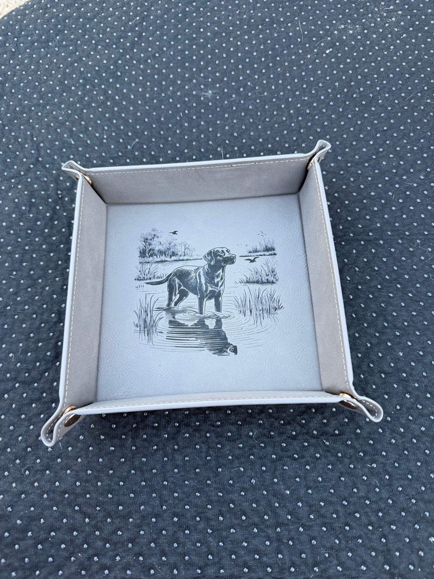 Personalized Valet Tray for Men | Custom Engraved Catchall Tray | Father’s Day Gift