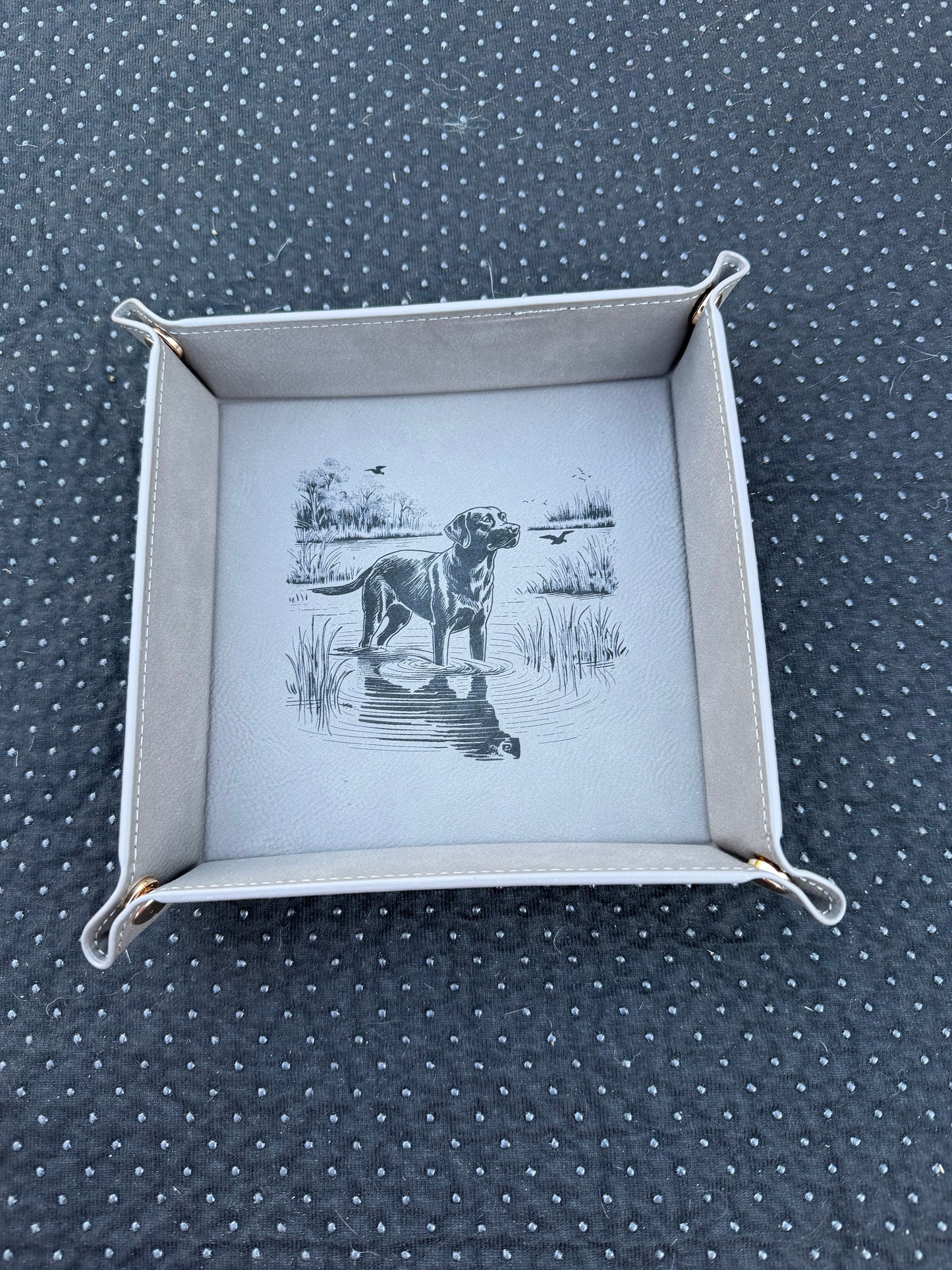 Personalized Valet Tray for Men | Custom Engraved Catchall Tray | Father’s Day Gift