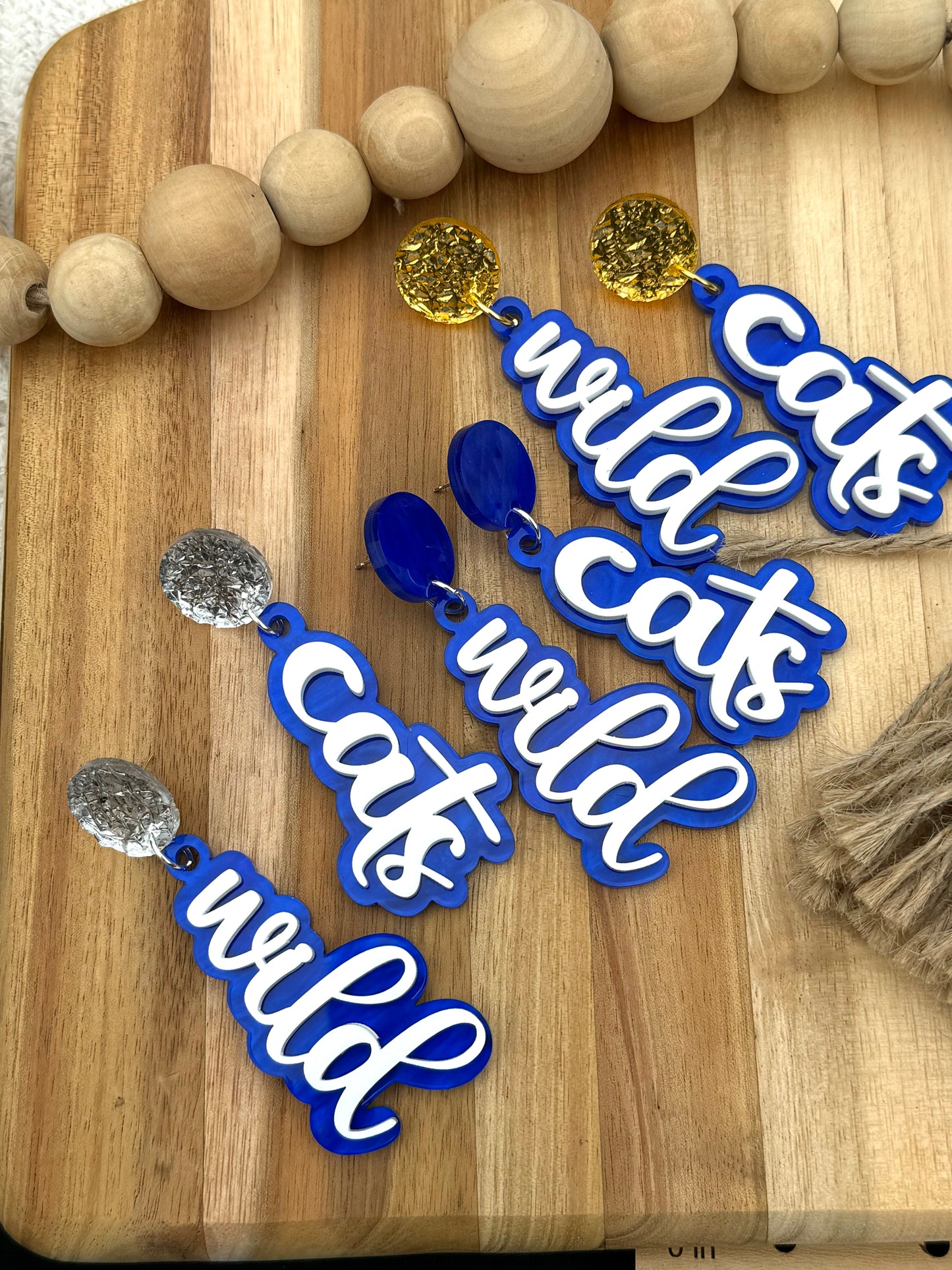 Wildcats Game Day Statement Earrings