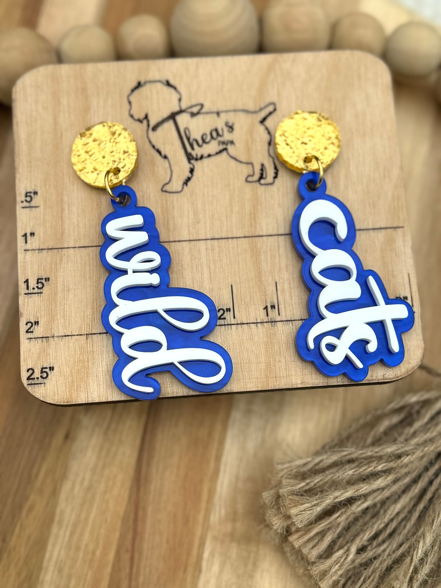 Wildcats Game Day Statement Earrings