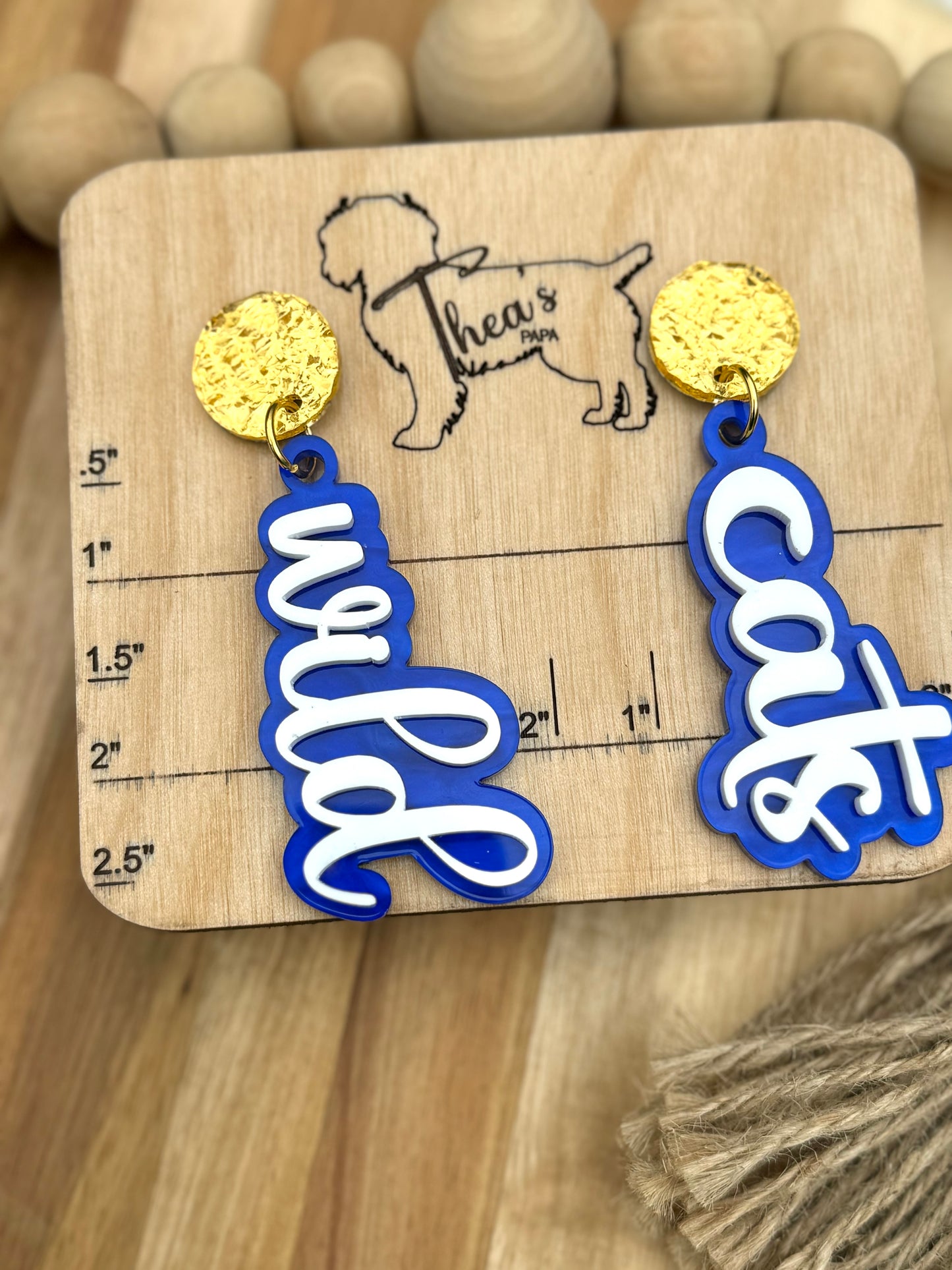 Wildcats Game Day Statement Earrings