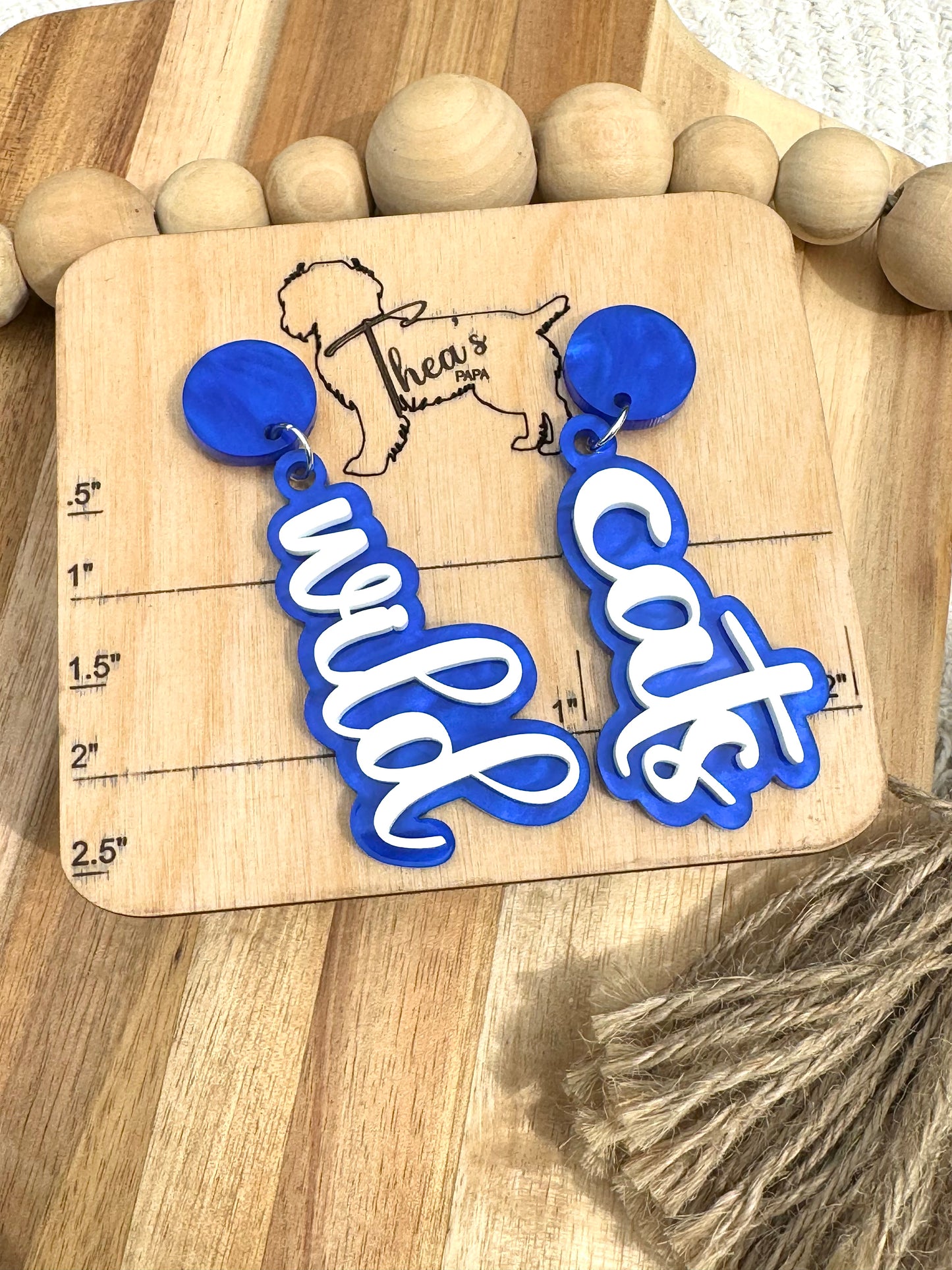 Wildcats Game Day Statement Earrings