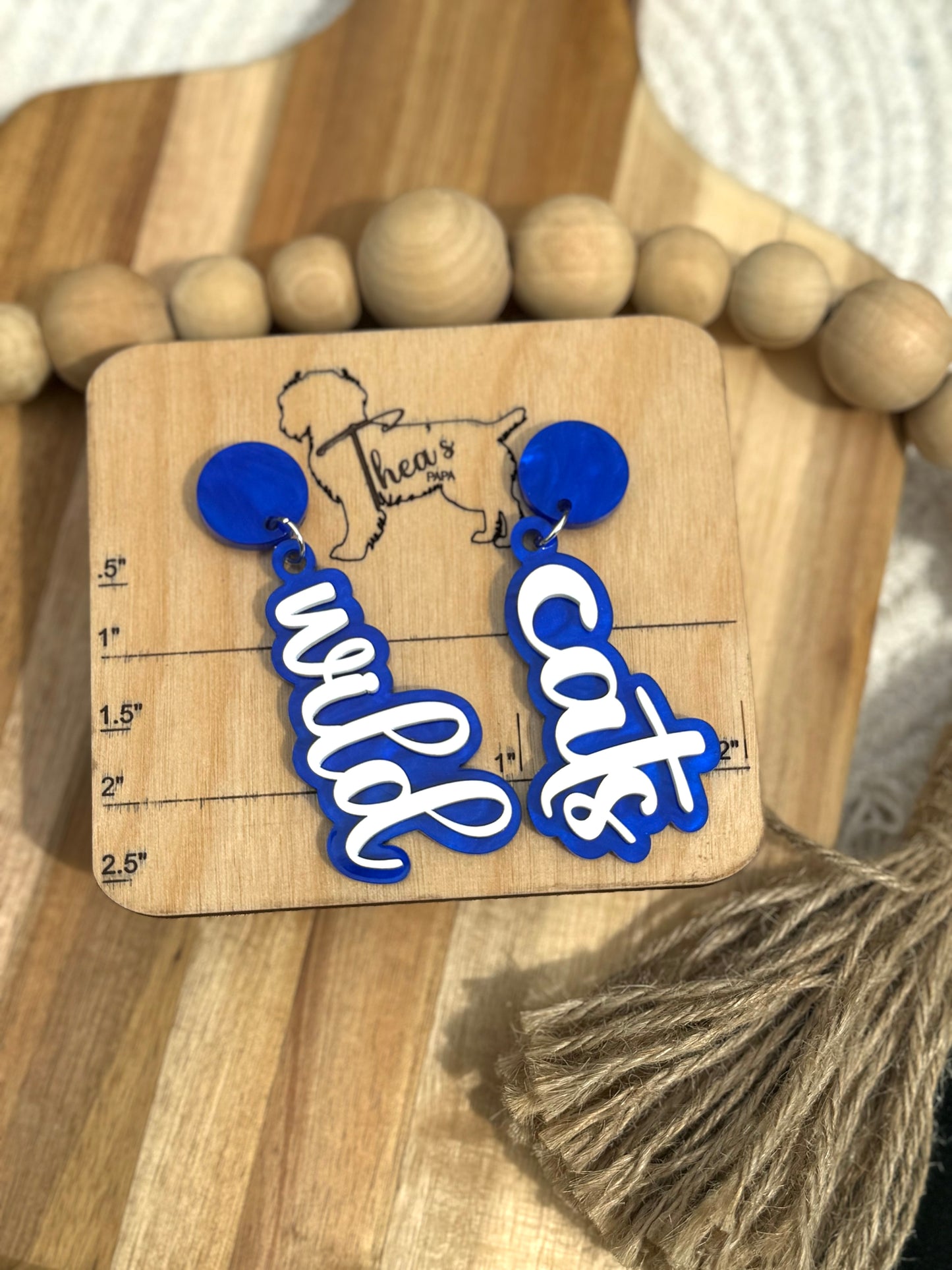Wildcats Game Day Statement Earrings
