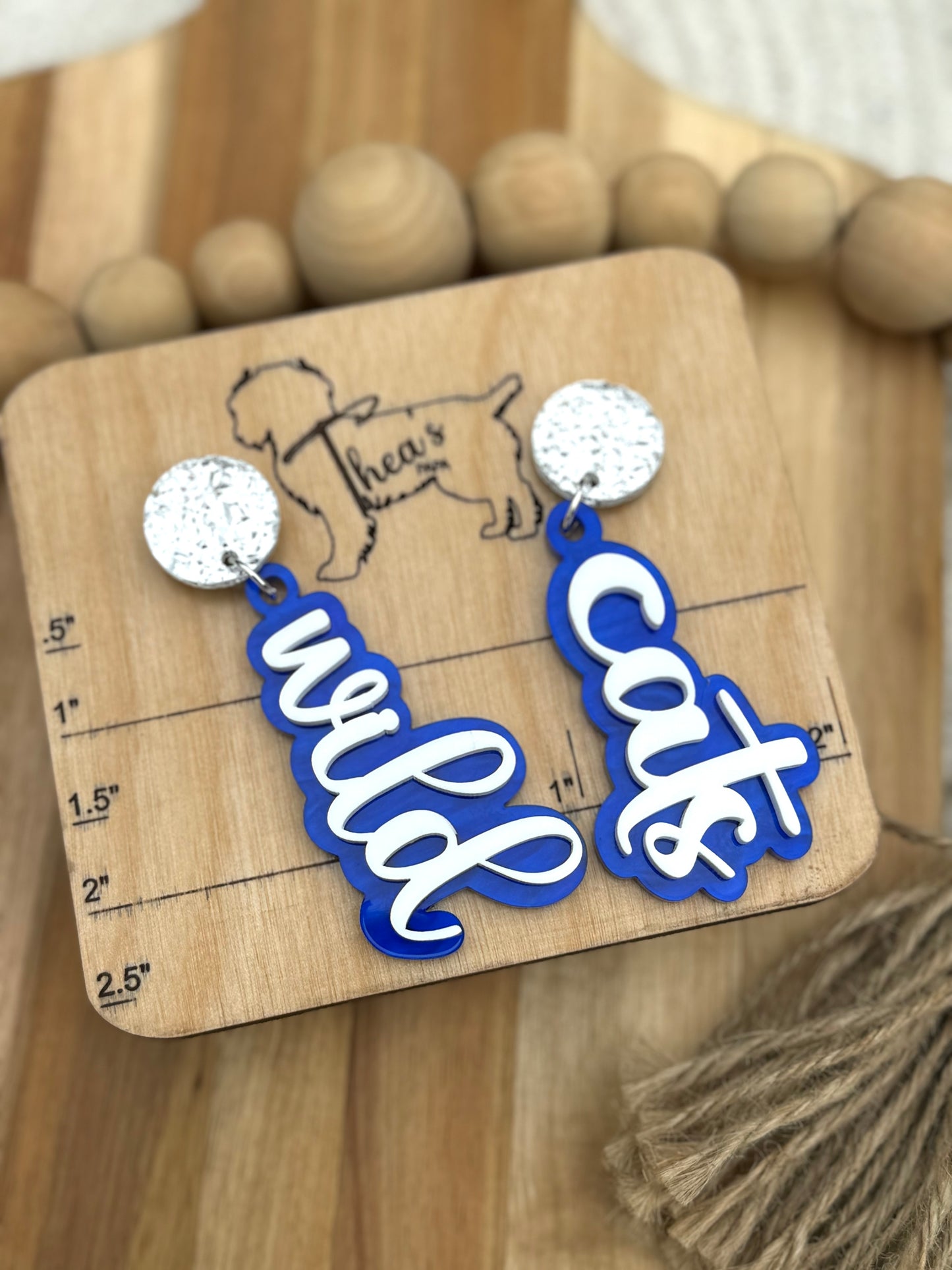 Wildcats Game Day Statement Earrings