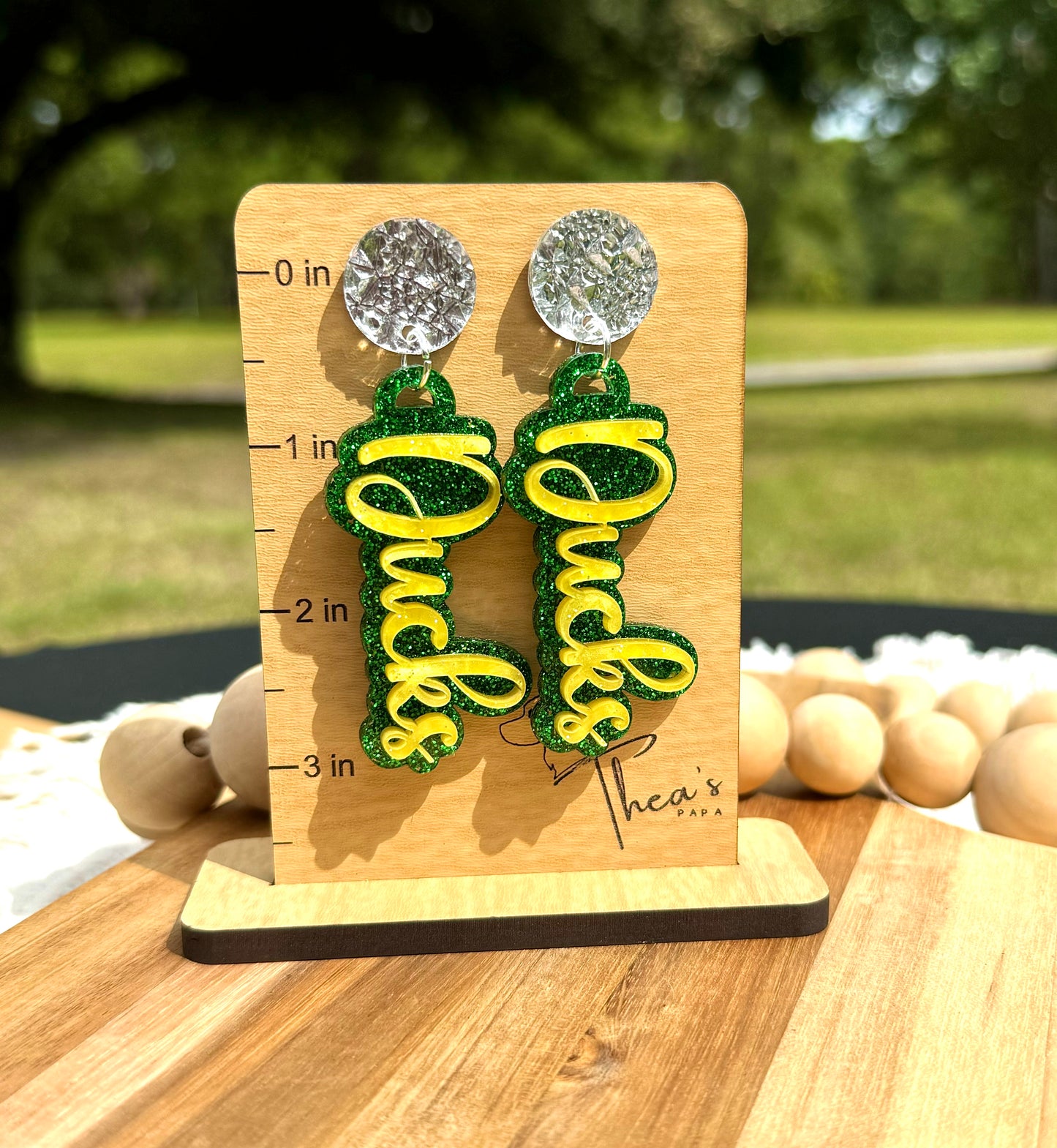 Ducks Gameday Statement Earrings