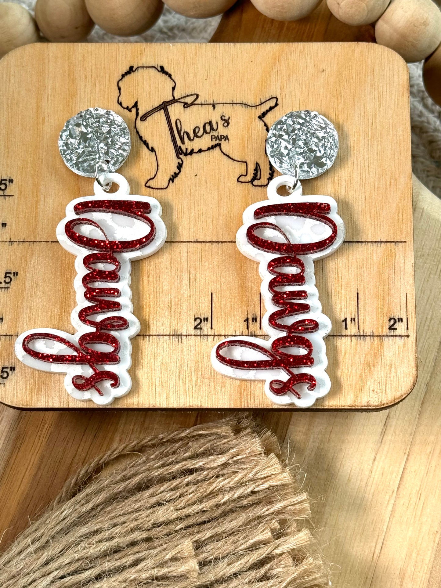 Dawgs Game Day Statement  Earrings