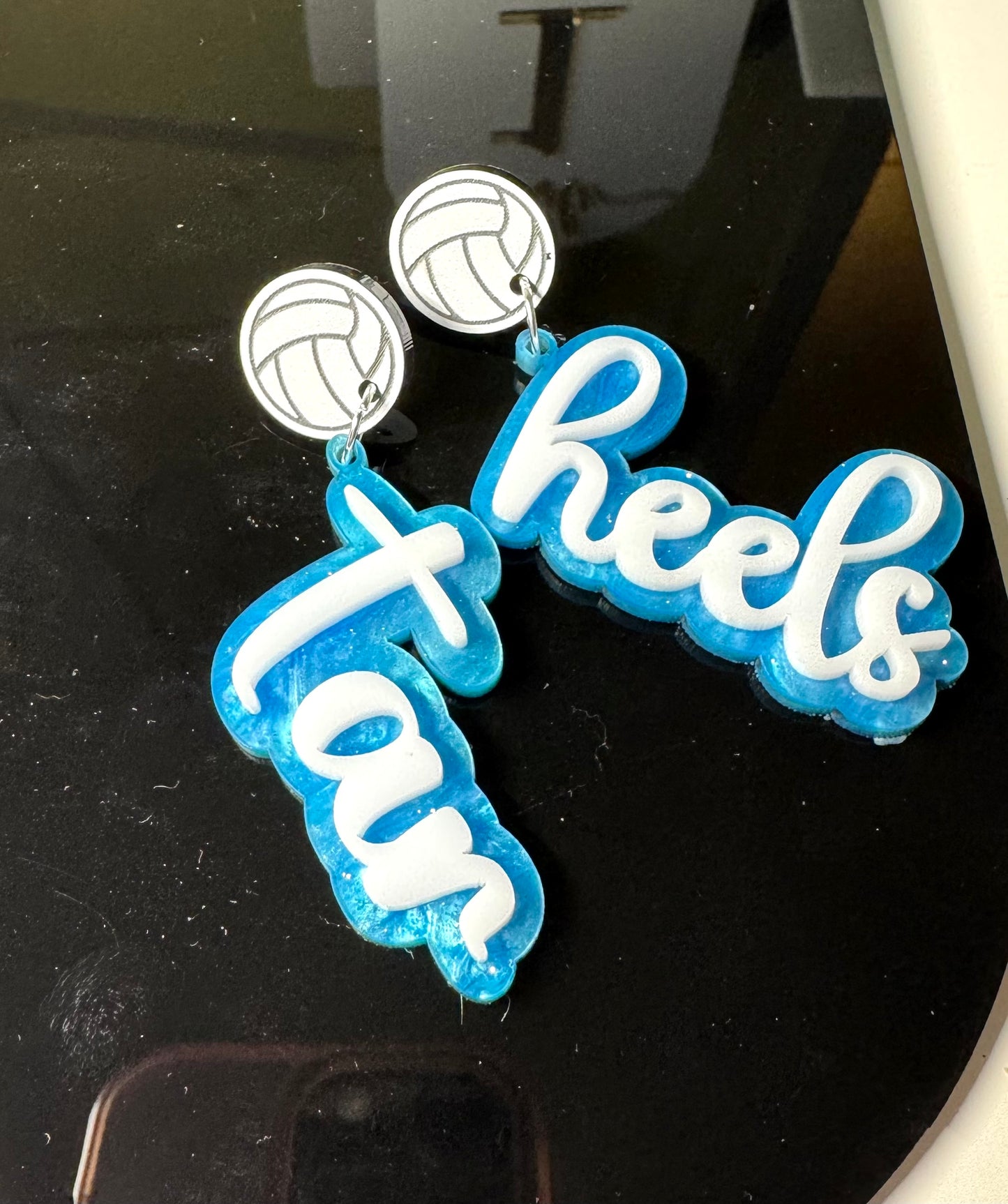Tar Heels Game day Statement Earrings