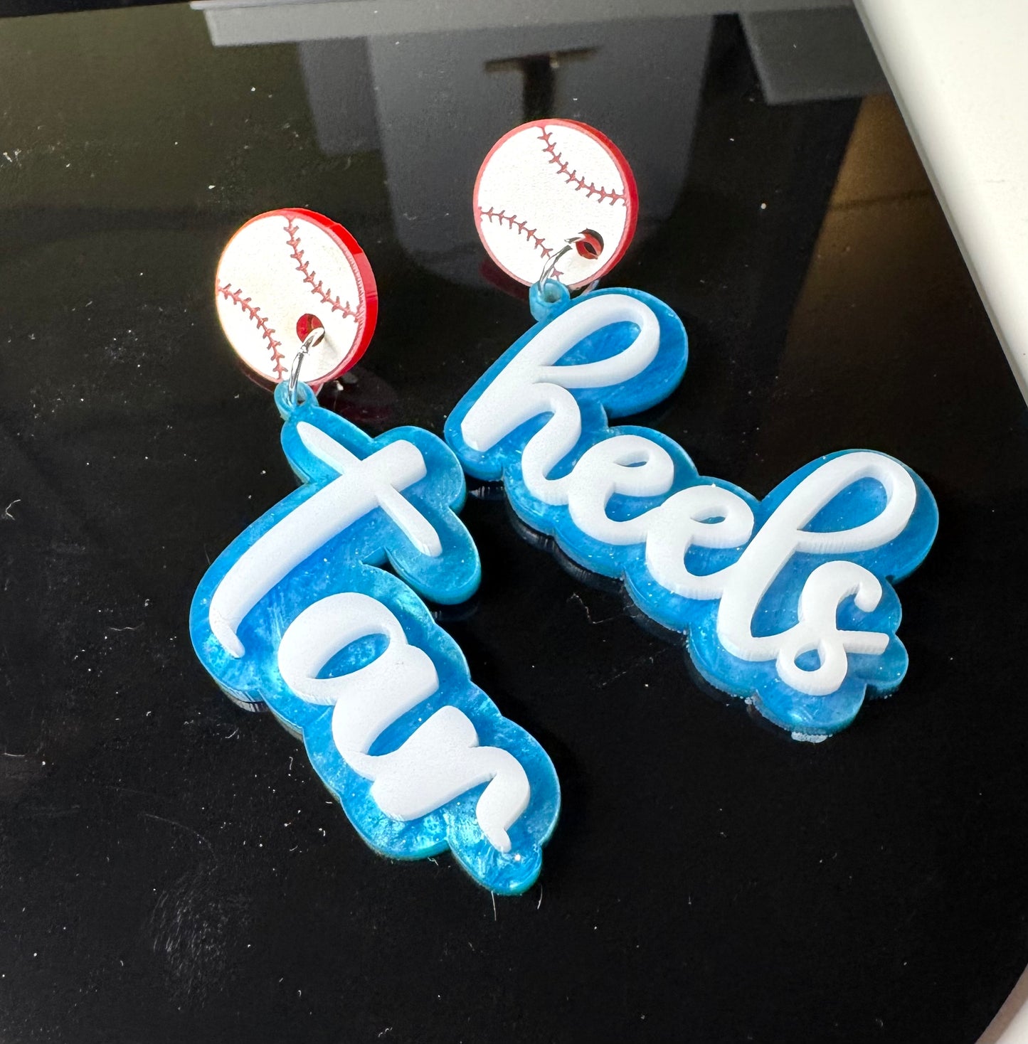 Tar Heels Game day Statement Earrings