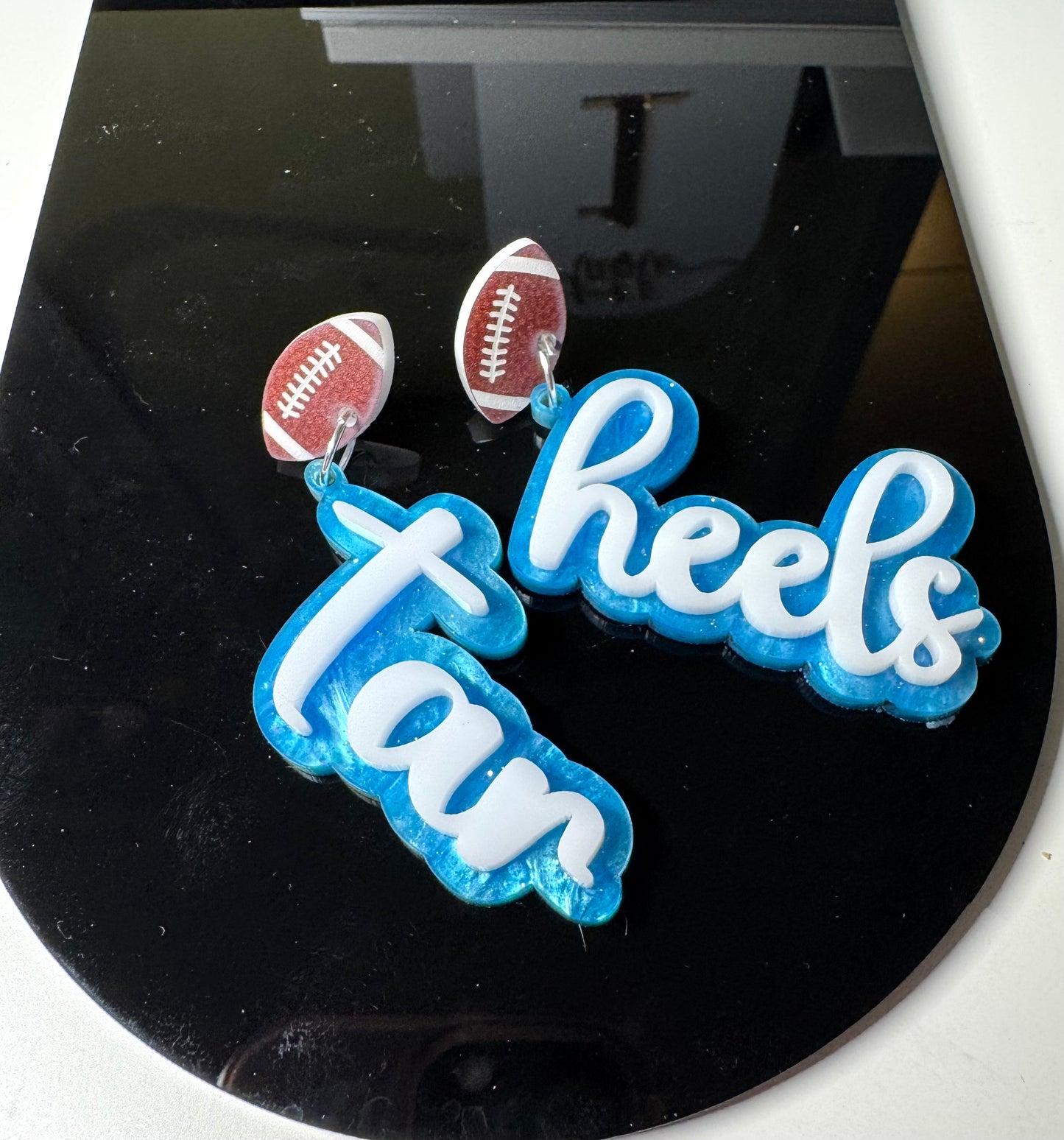 Tar Heels Game day Statement Earrings