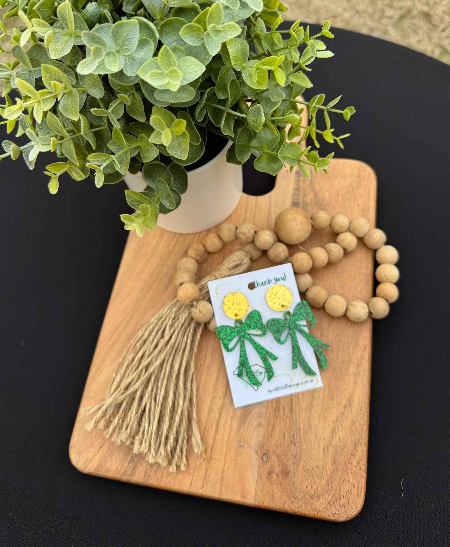 St Paddy's Day earrings