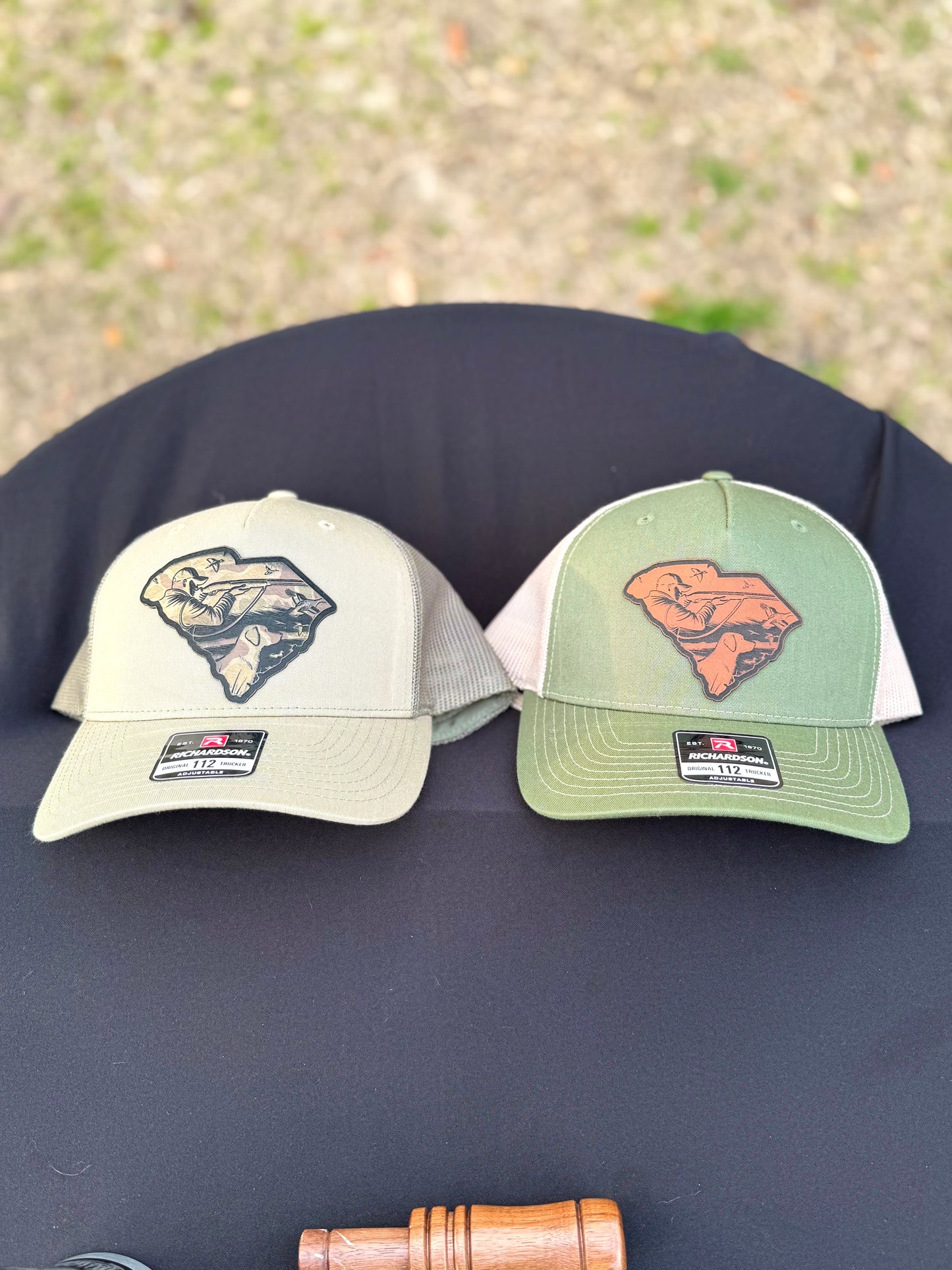 South Carolina Duck Hunting Leatherette Patch | Premium Trucker Cap| Richardson 112