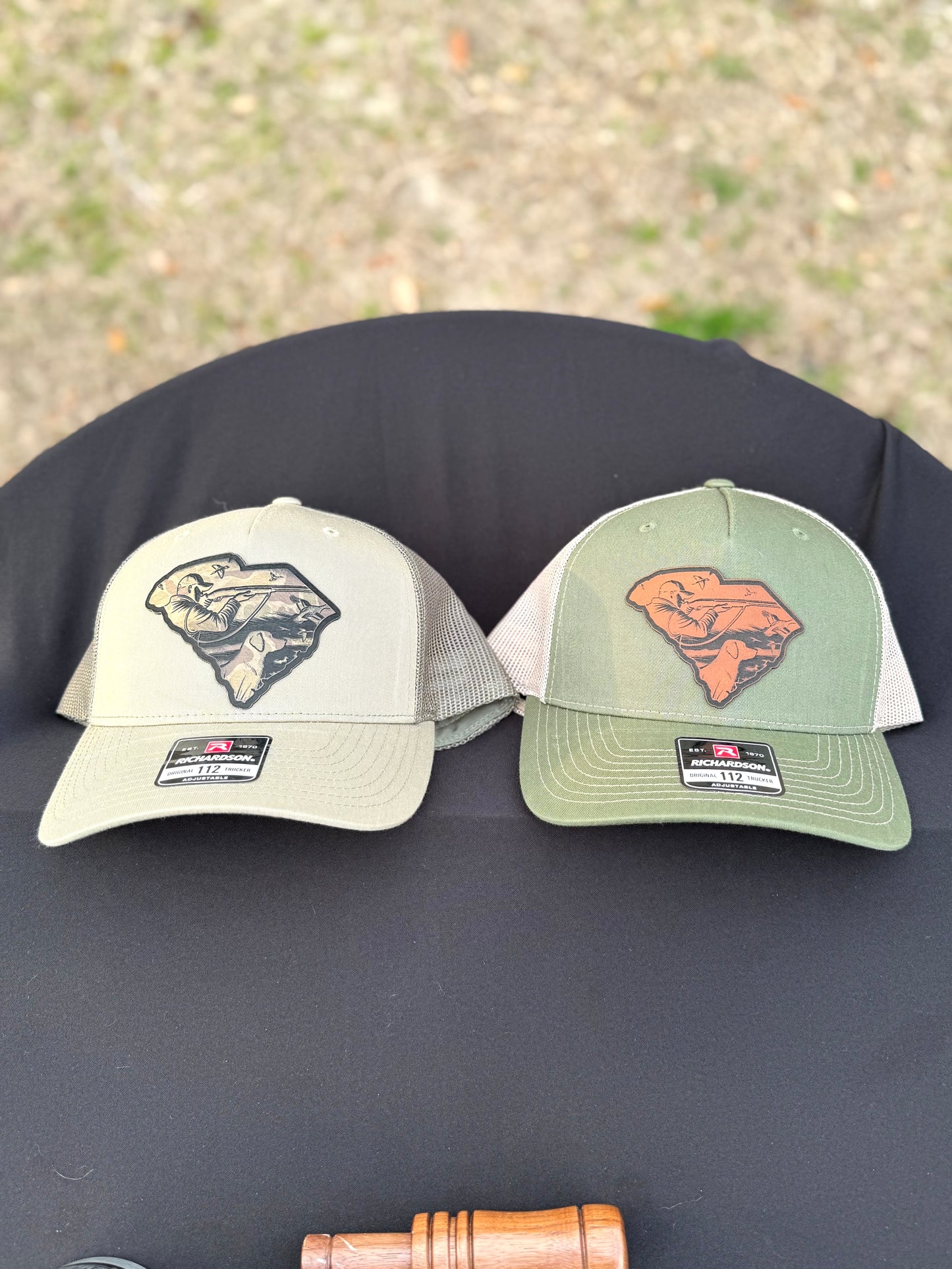 South Carolina Duck Hunting Leatherette Patch | Premium Trucker Cap| Richardson 112