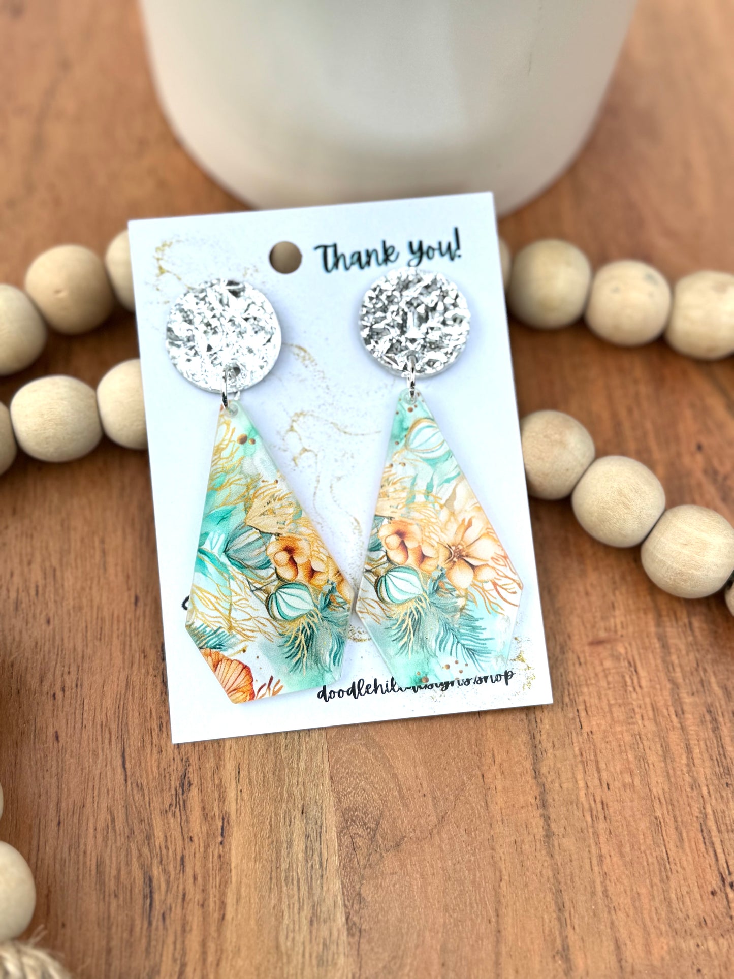Beachy boho earrings
