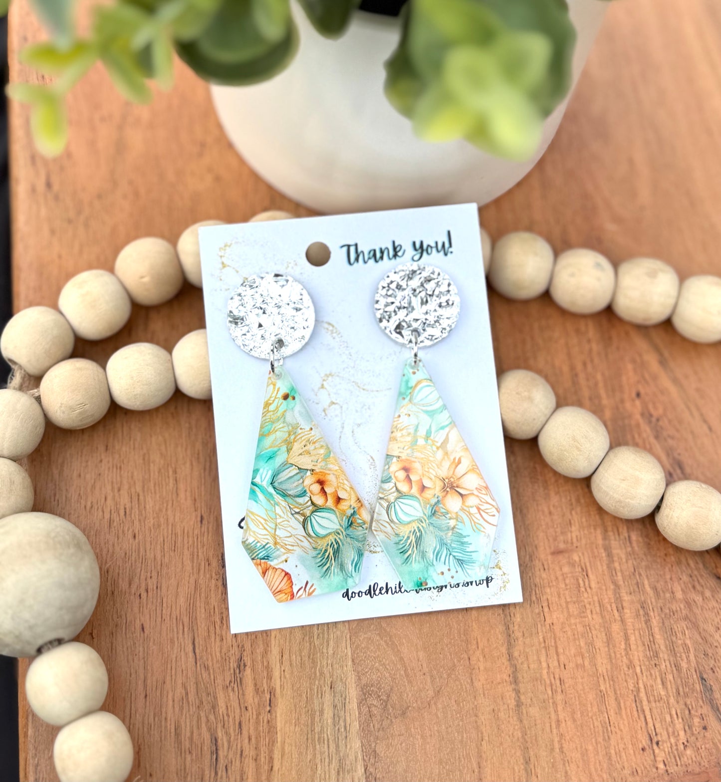 Beachy boho earrings