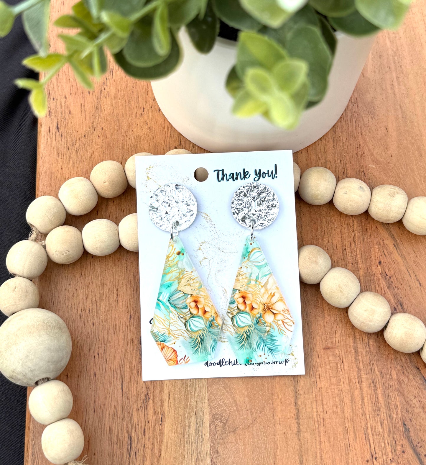 Beachy boho earrings