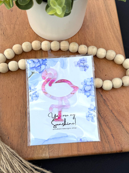 Flamingo book mark