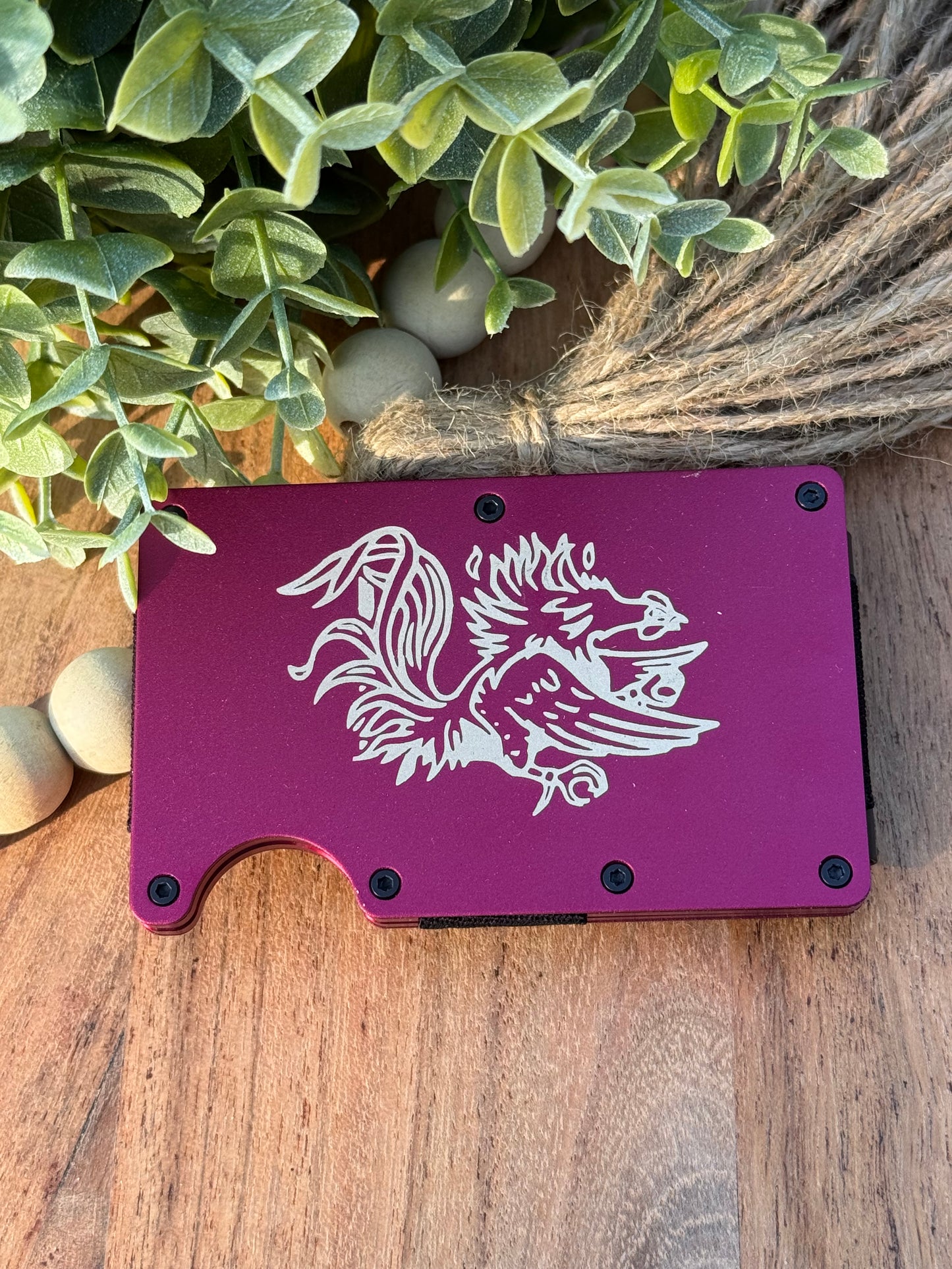 RDIF metal wallets, Gamecock edition