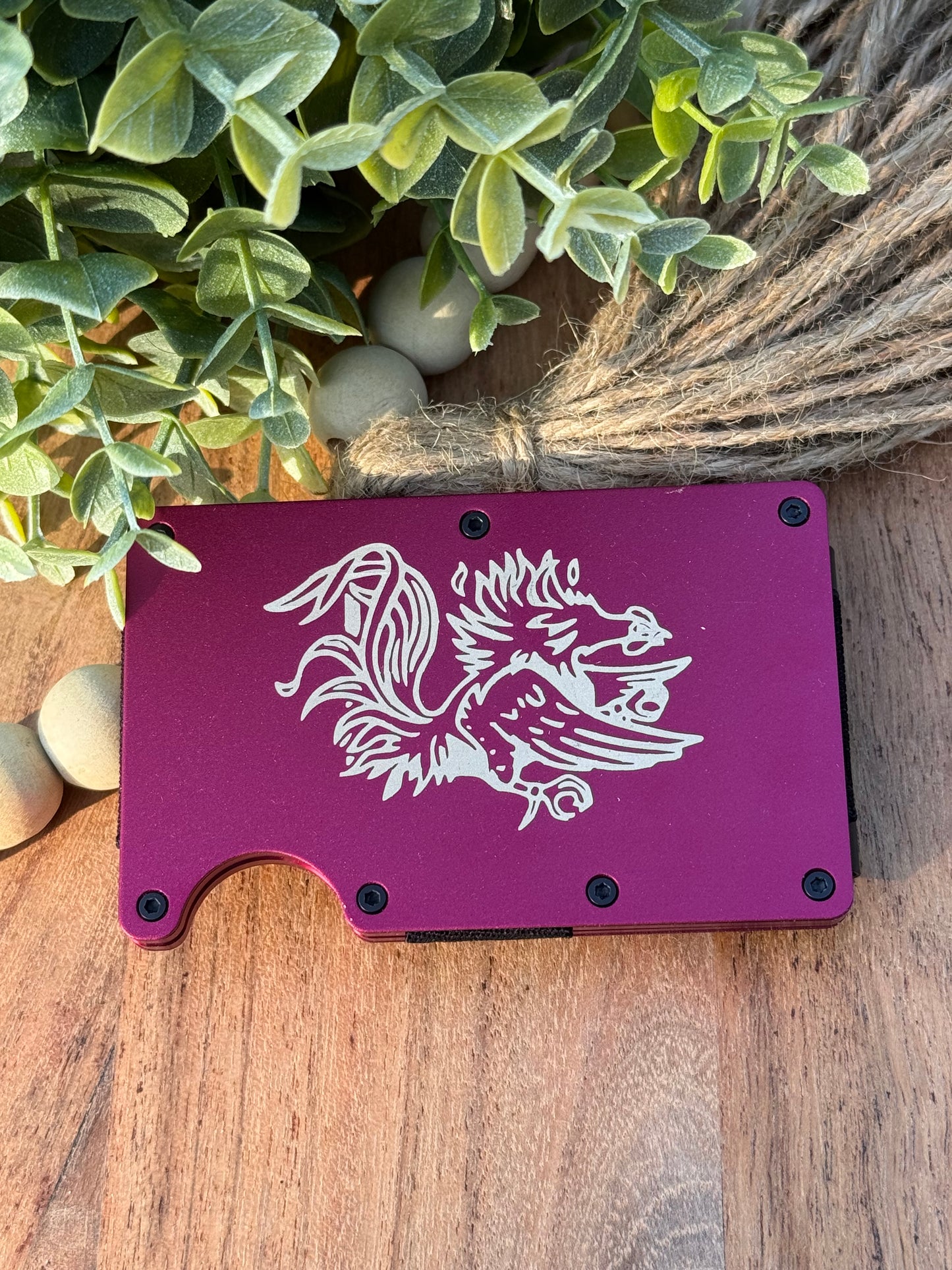 RDIF metal wallets, Gamecock edition
