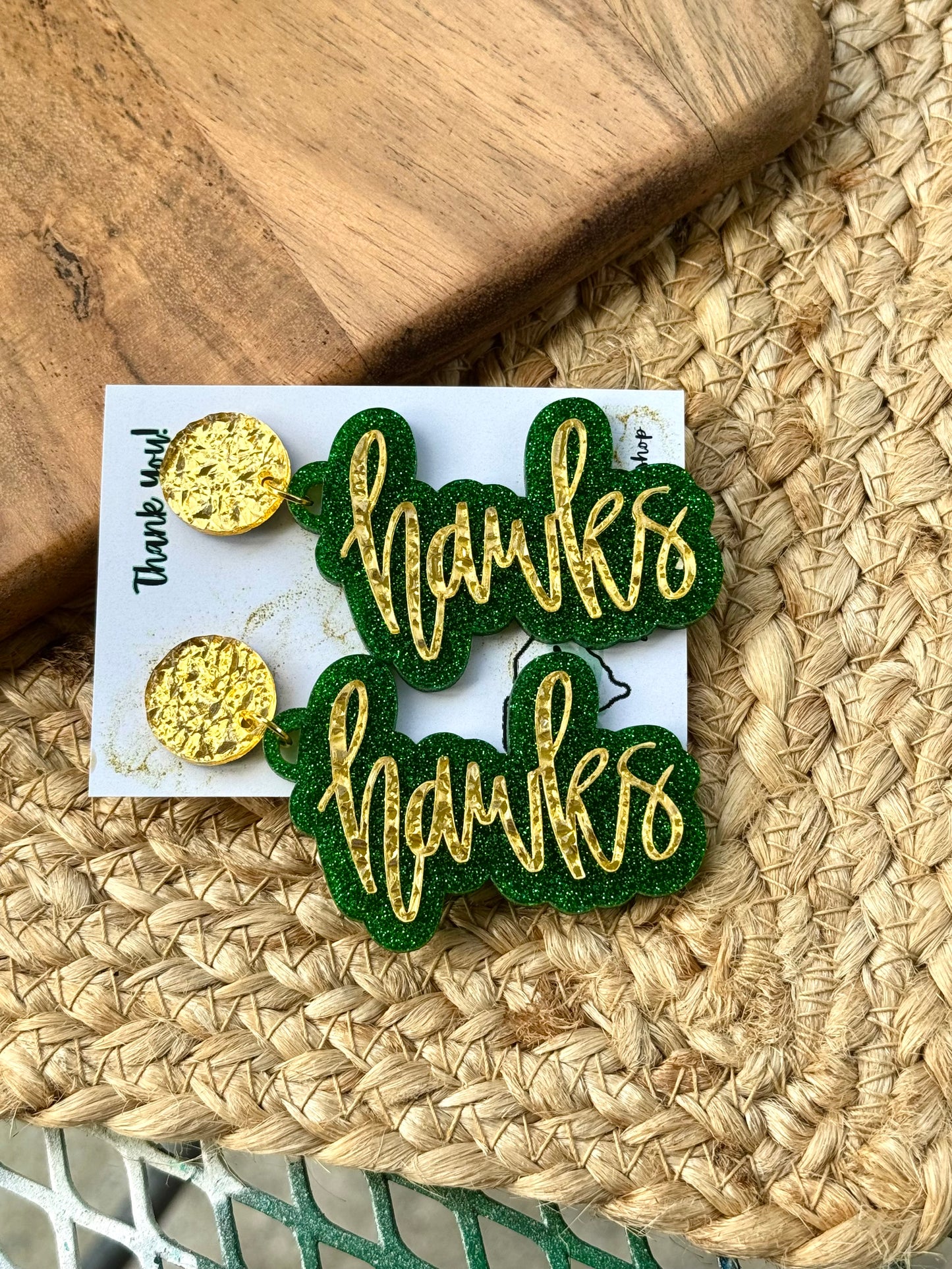 Hawks spirit earrings