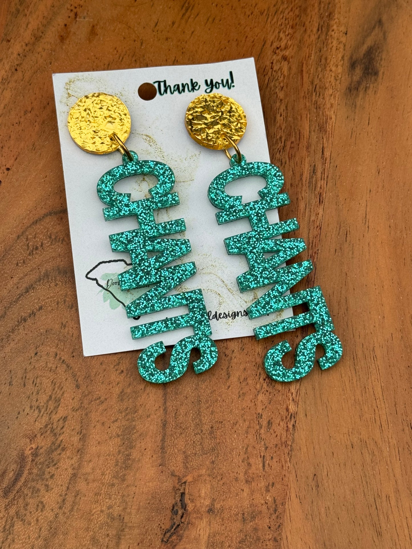 Lightweight Acrylic College Game Day Earrings – Coastal Carolina  Spirit Jewelry | 2.5 Inch Dangles