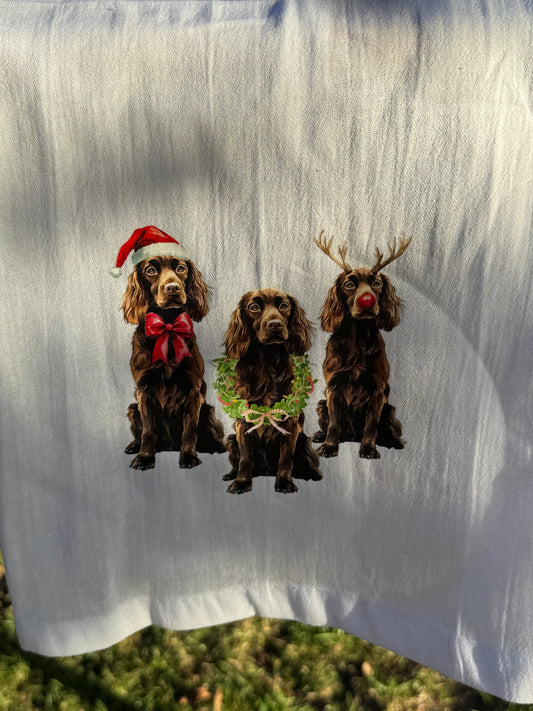 Boykin Chrsitmas towels