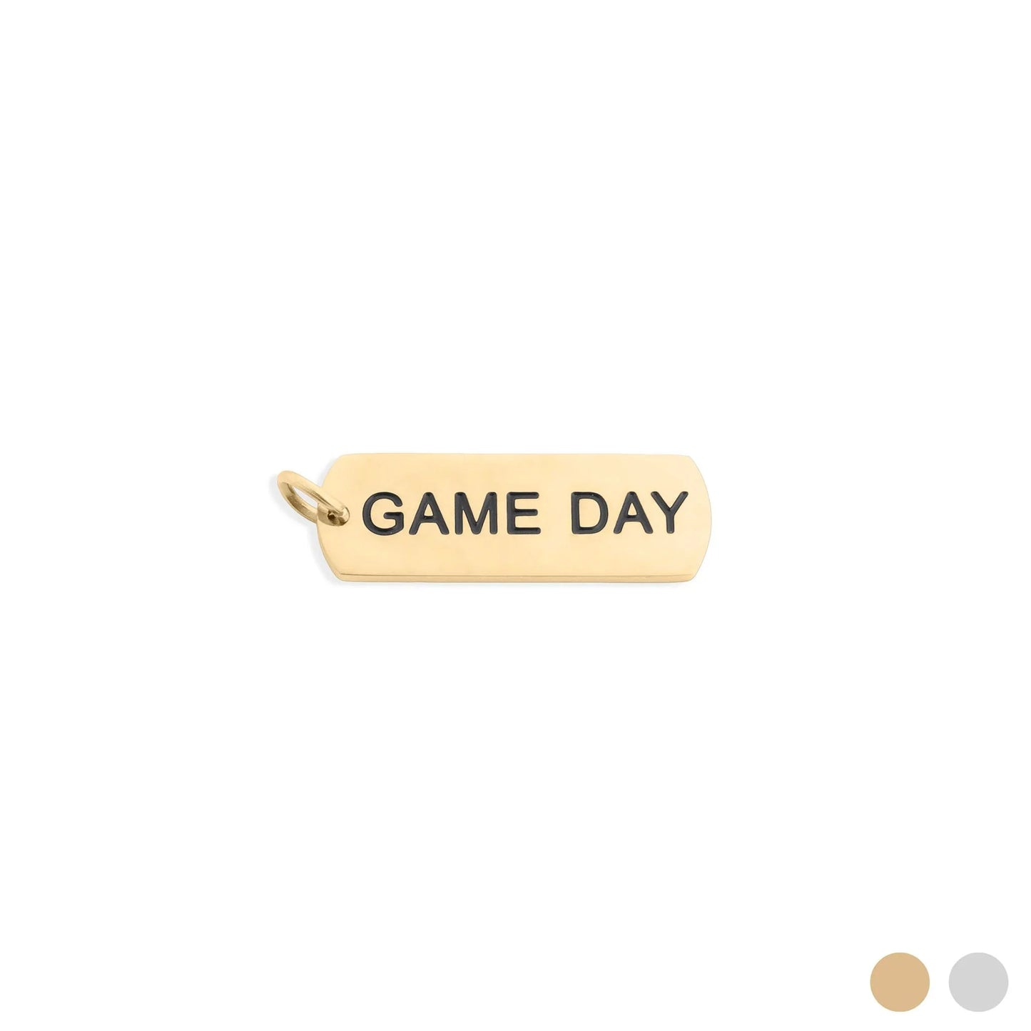 18K Gold PVD Stainless Steel Game Day  Charm