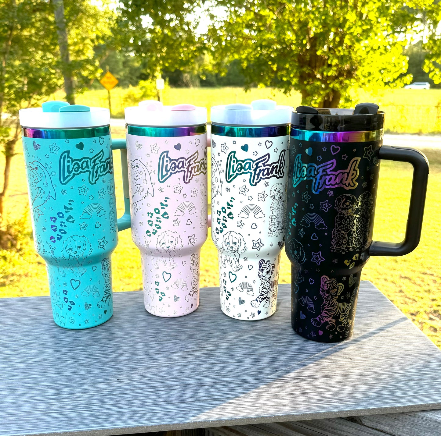 Calling all 90s girls Lisa Frank 40oz tumblers