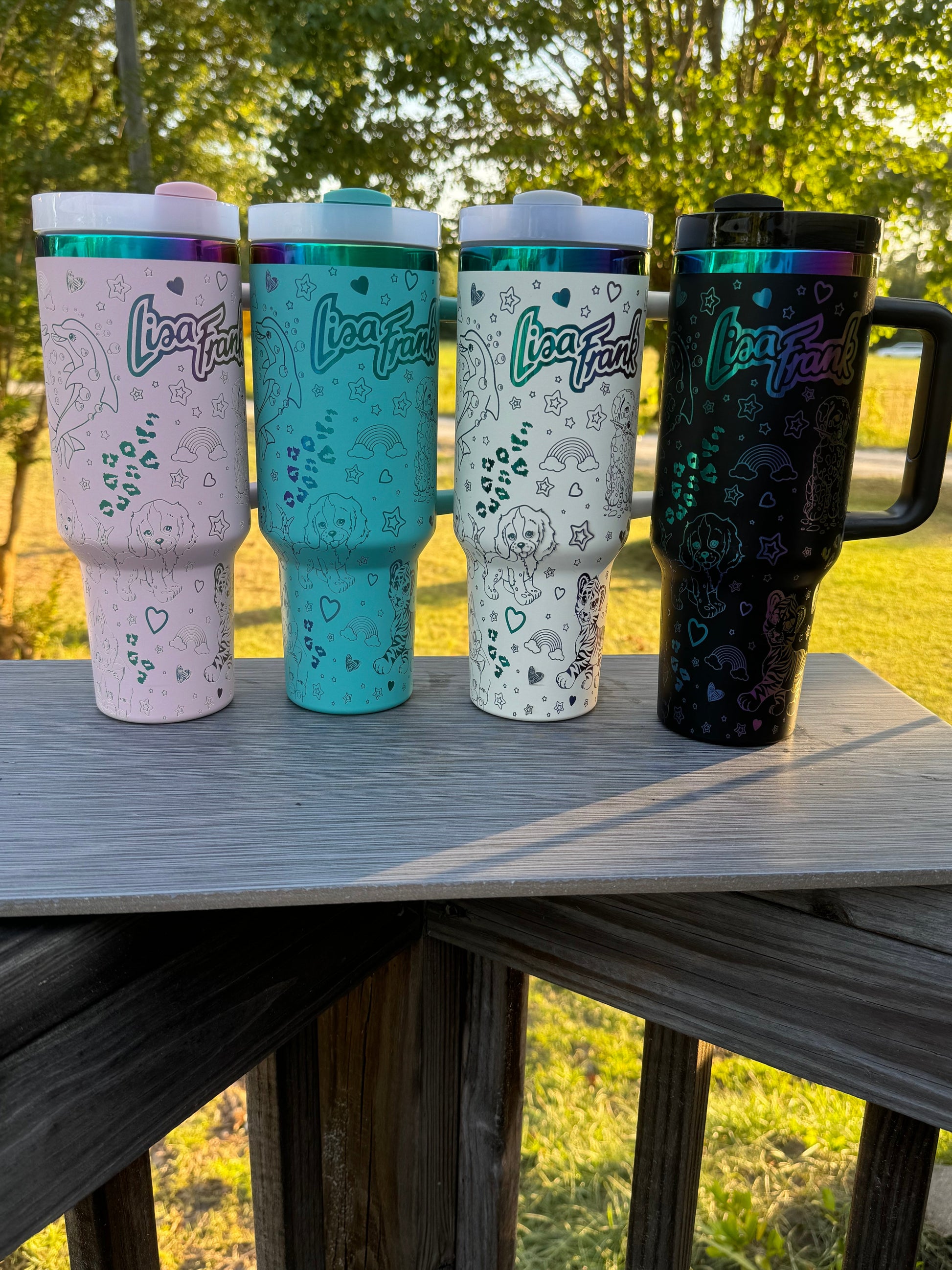 Calling all 90s girls Lisa Frank 40oz tumblers