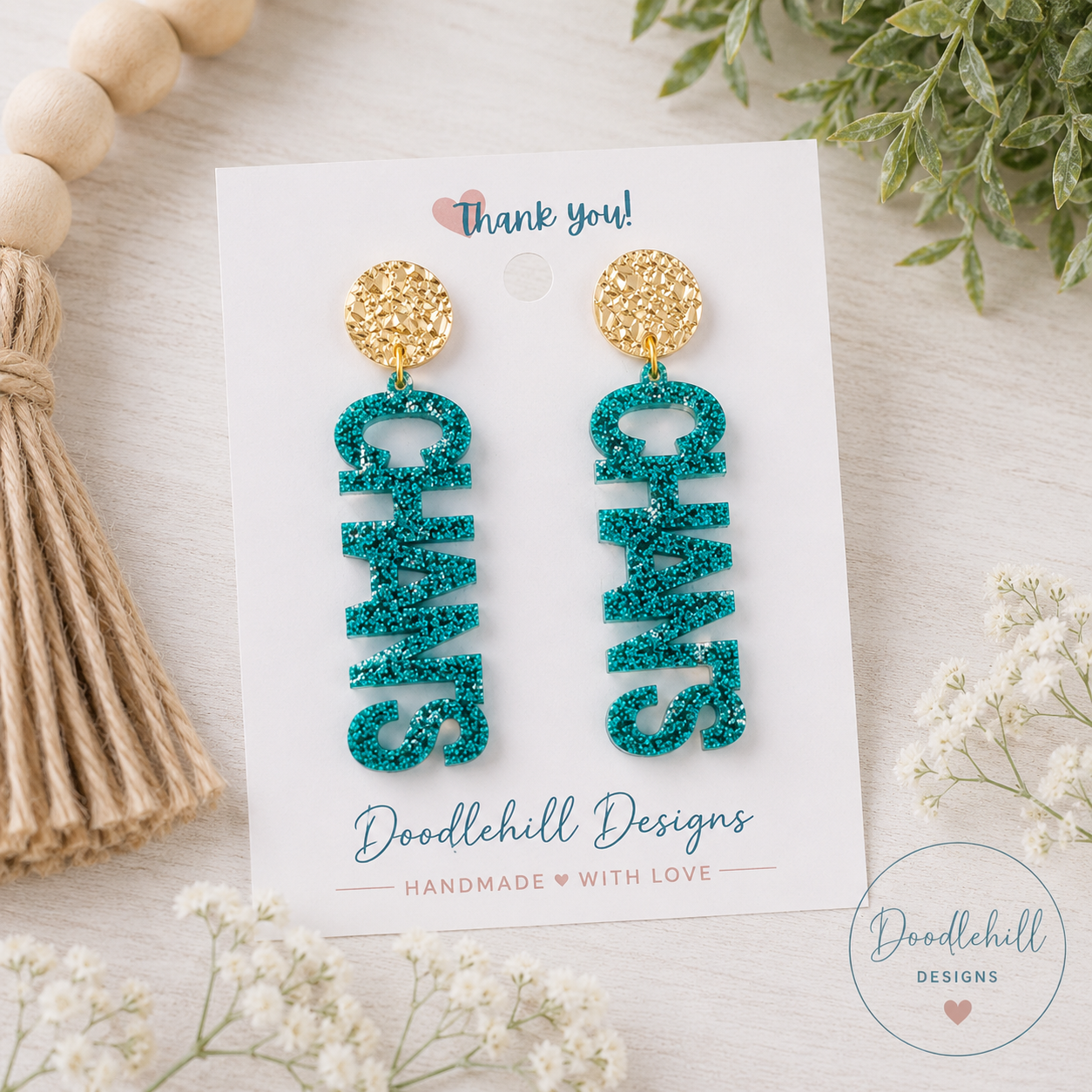 Lightweight Acrylic College Game Day Earrings – Coastal Carolina  Spirit Jewelry | 2.5 Inch Dangles