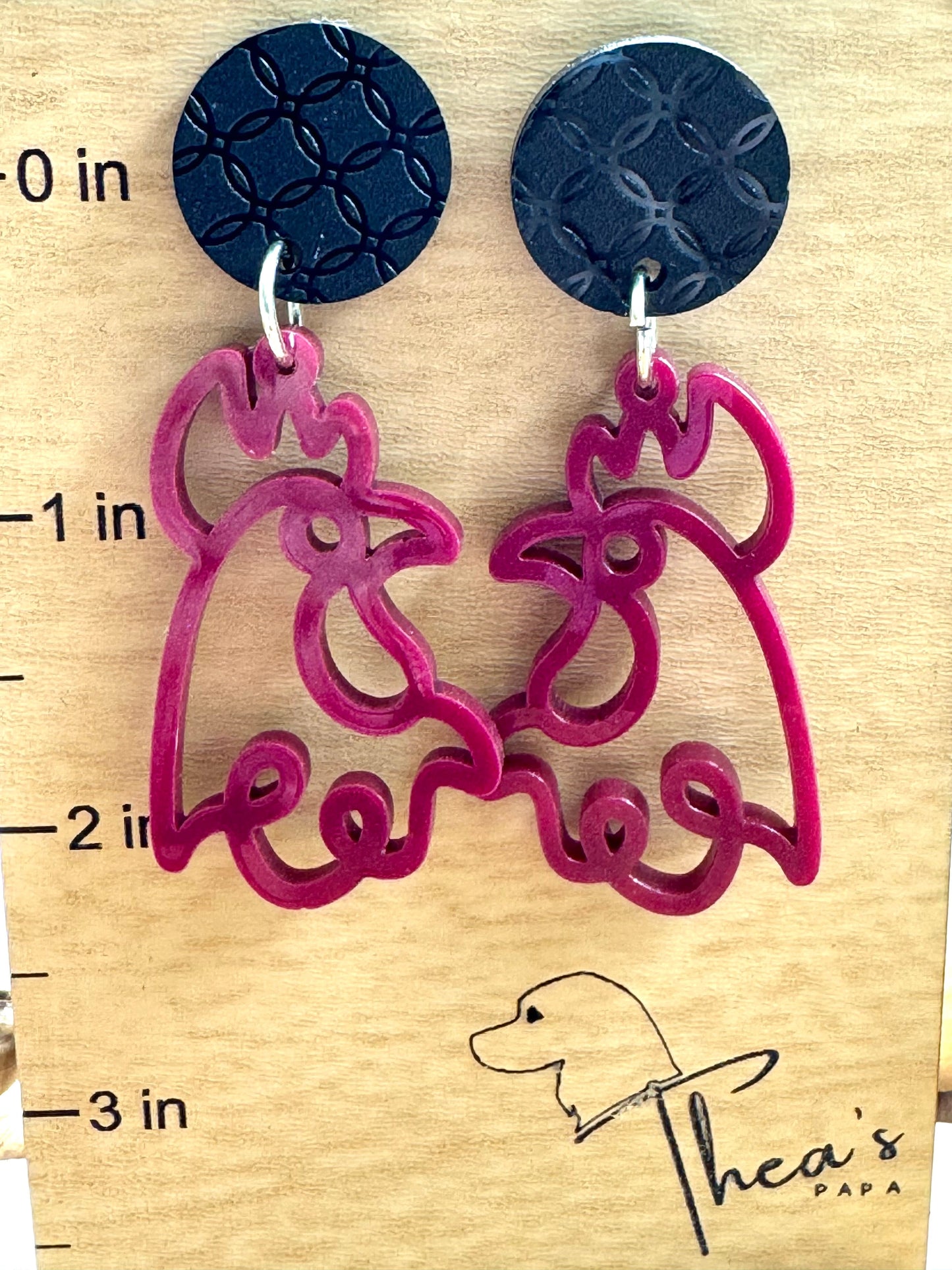 Game day statement earrings| School Spirit| Gamecocks| Go Cocks| game day essentials| USofC| Stay Cocky - Rooster