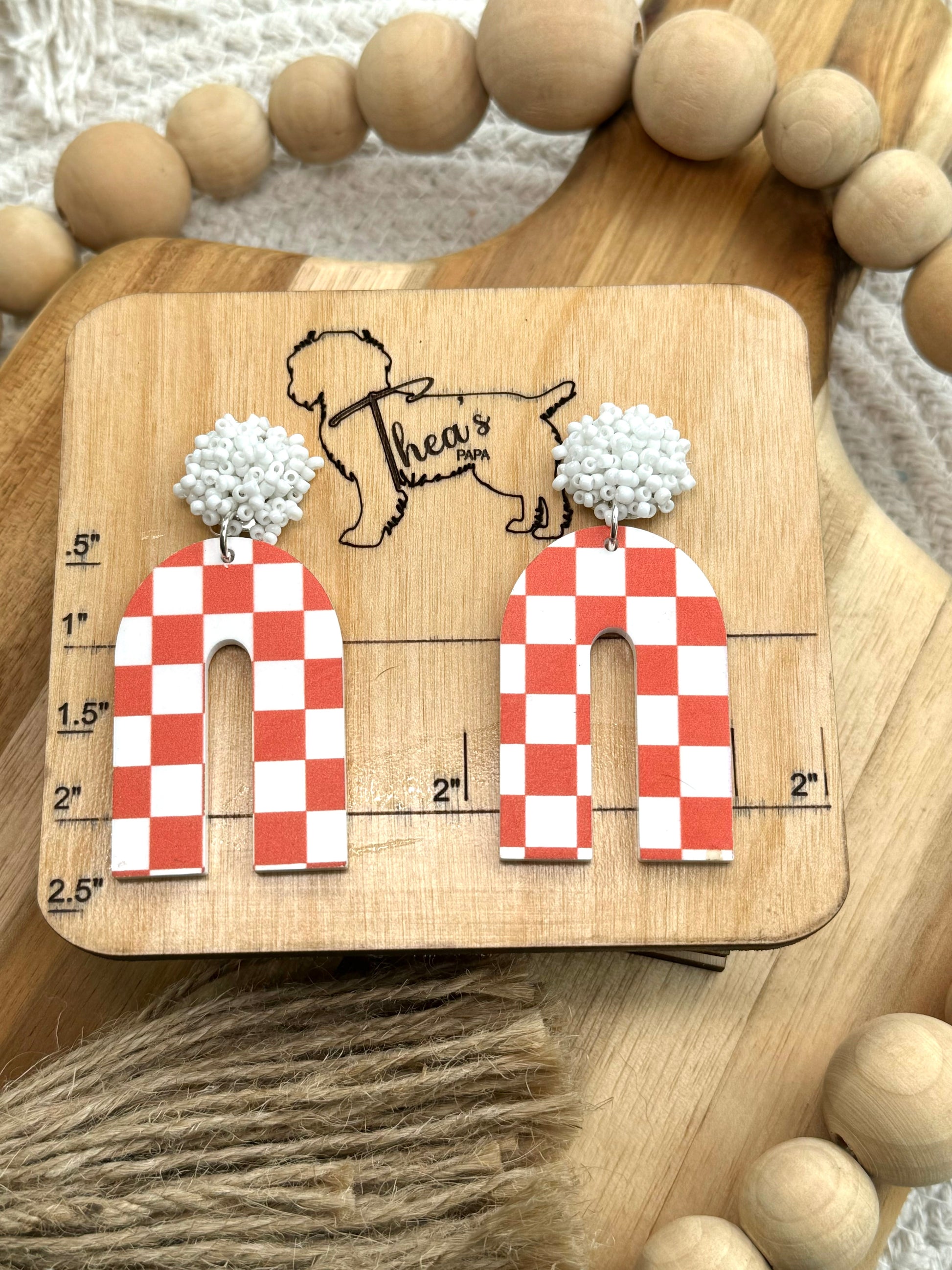 Game day statement earrings| Tennessee Volenteers| Vols 4 life| Rocky Top