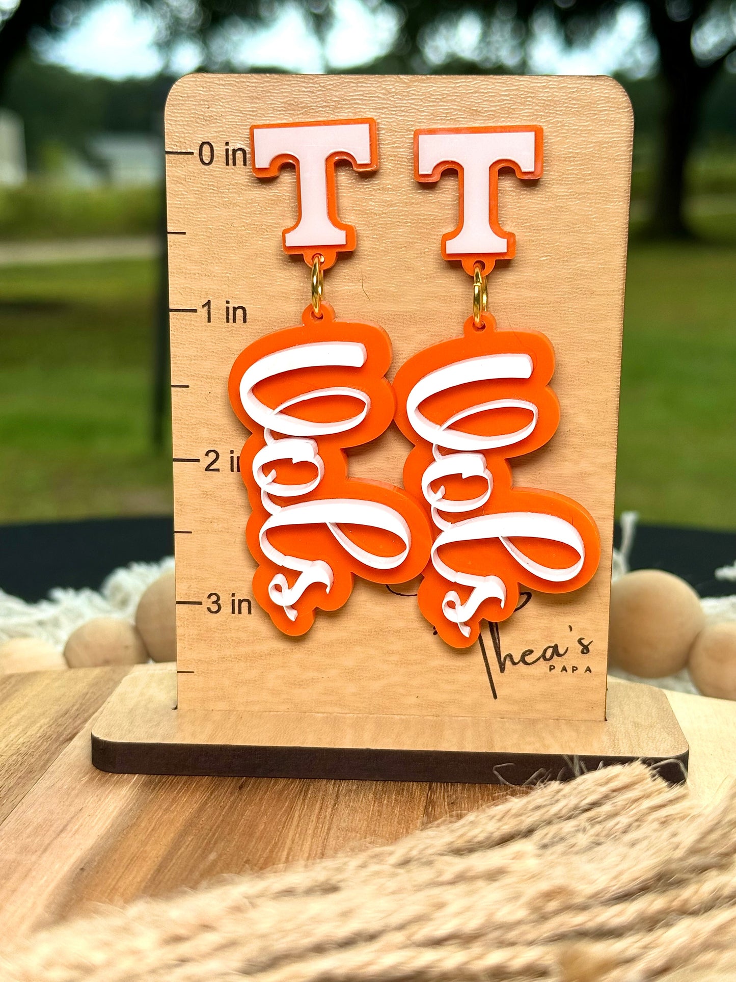 Game day statement earrings| Tennessee Volenteers| Vols 4 life| Rocky Top - Vols