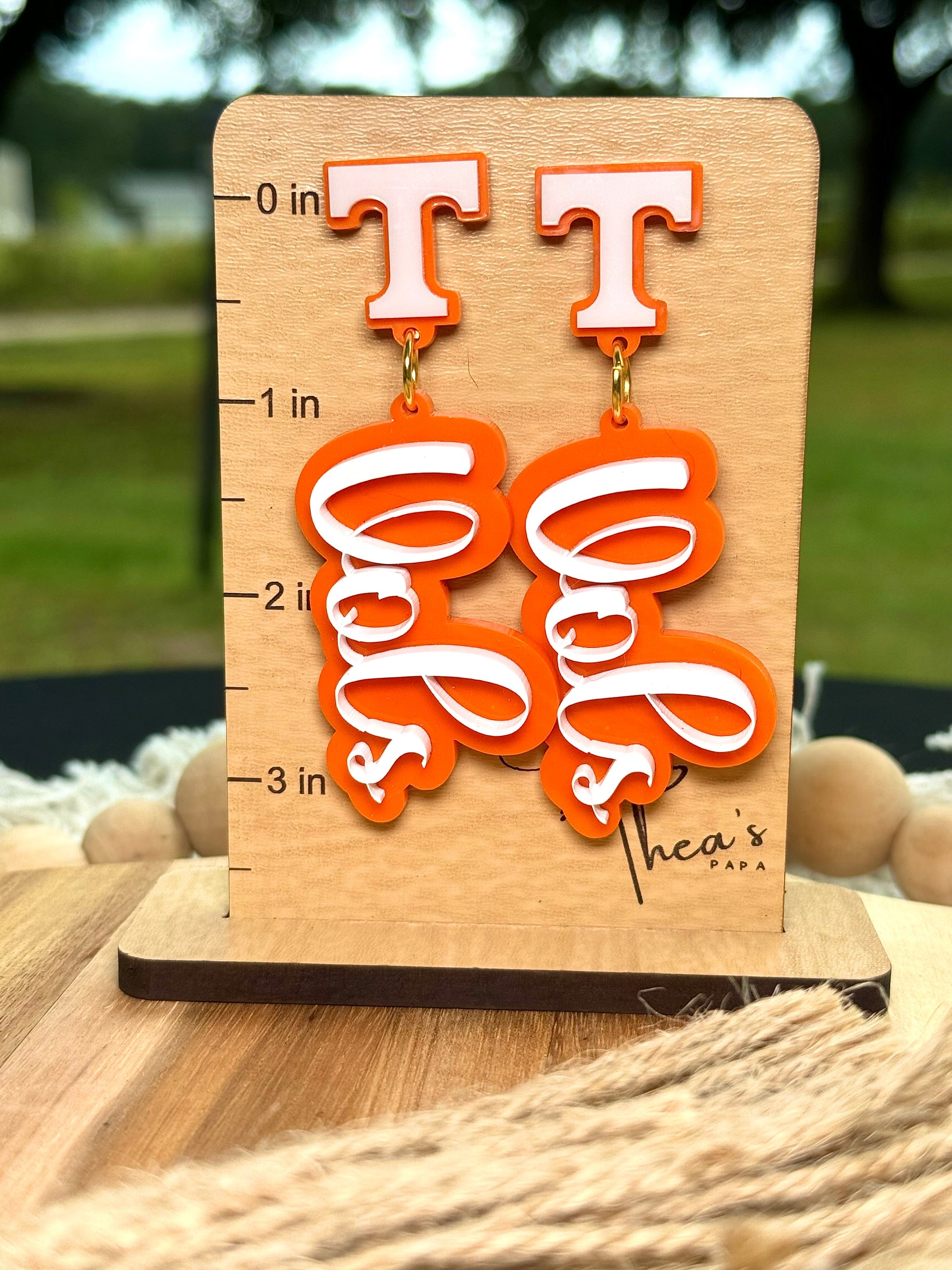 Game day statement earrings| Tennessee Volenteers| Vols 4 life| Rocky Top - Vols