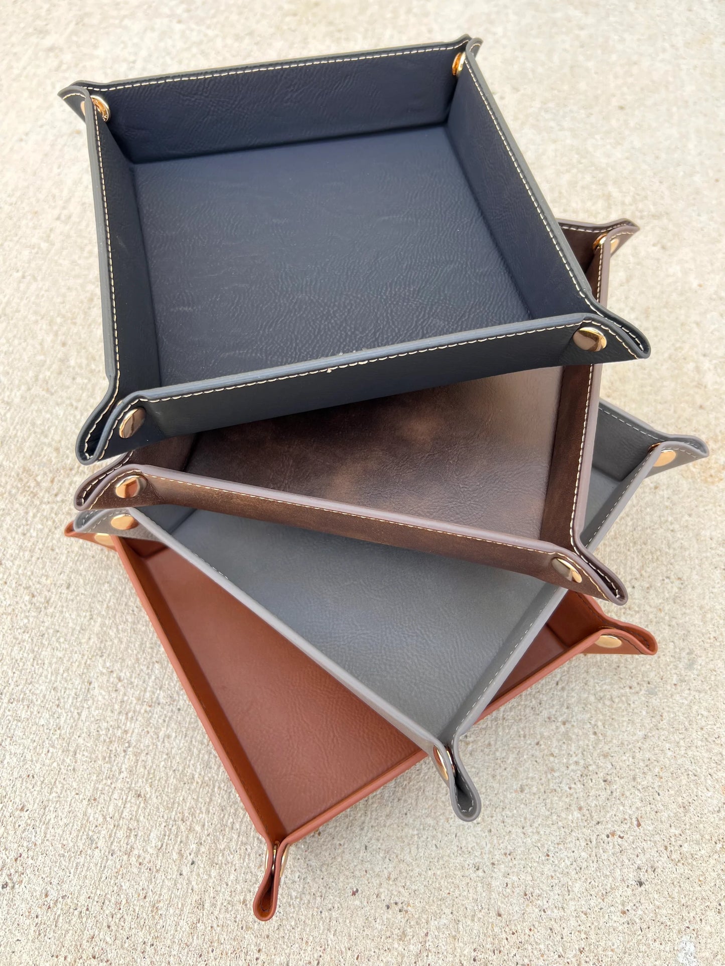 Personalized Valet Tray for Men | Custom Engraved Catchall Tray | Father’s Day Gift