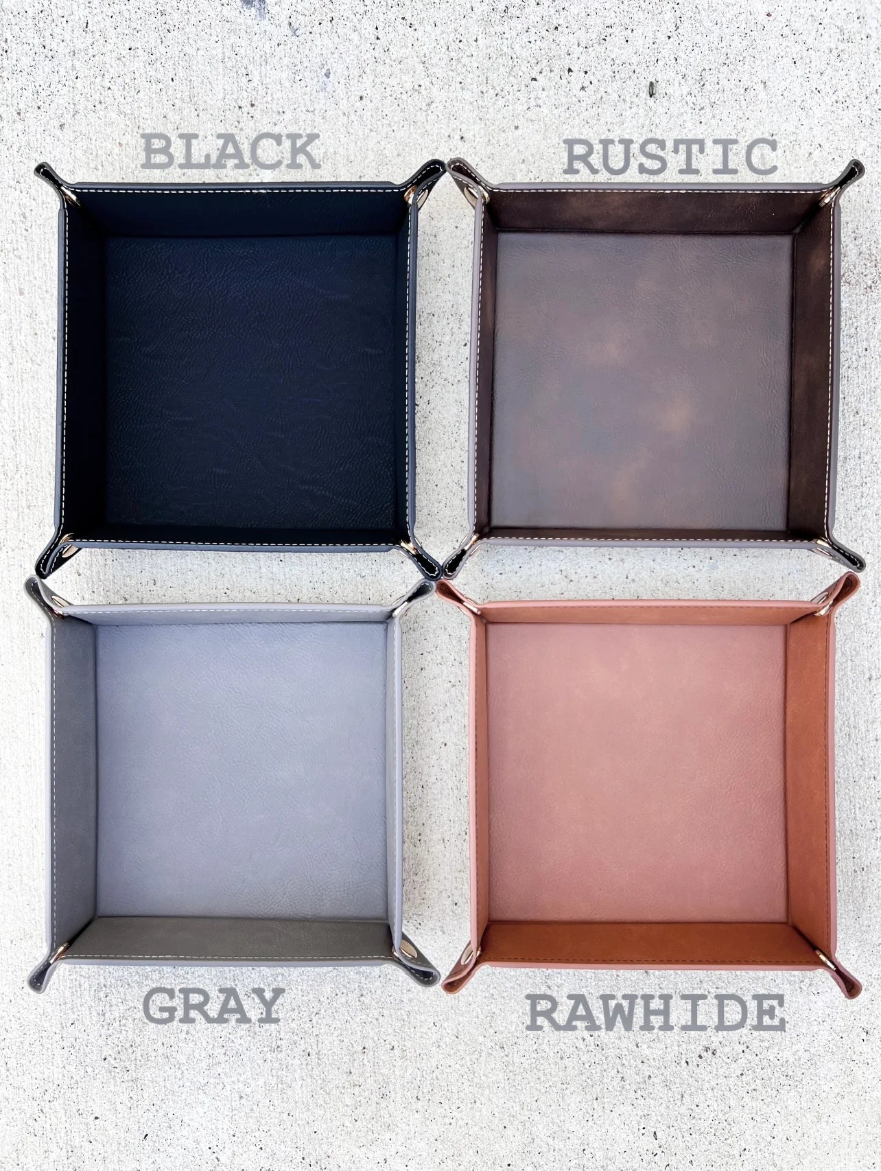 Personalized Valet Tray for Men | Custom Engraved Catchall Tray | Father’s Day Gift