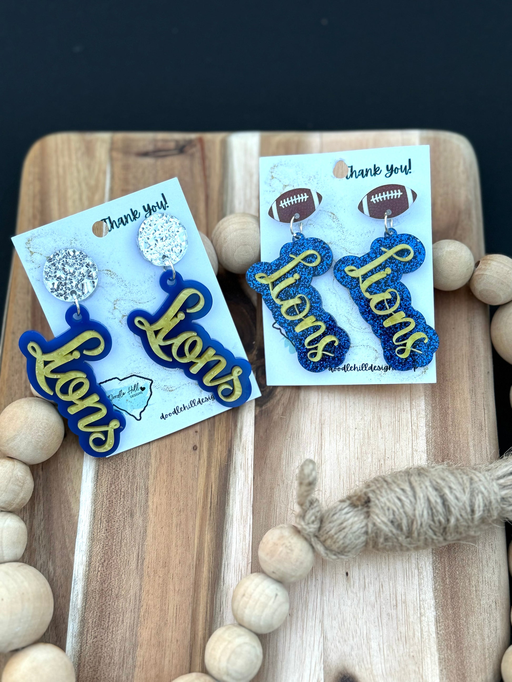 Lions earrings