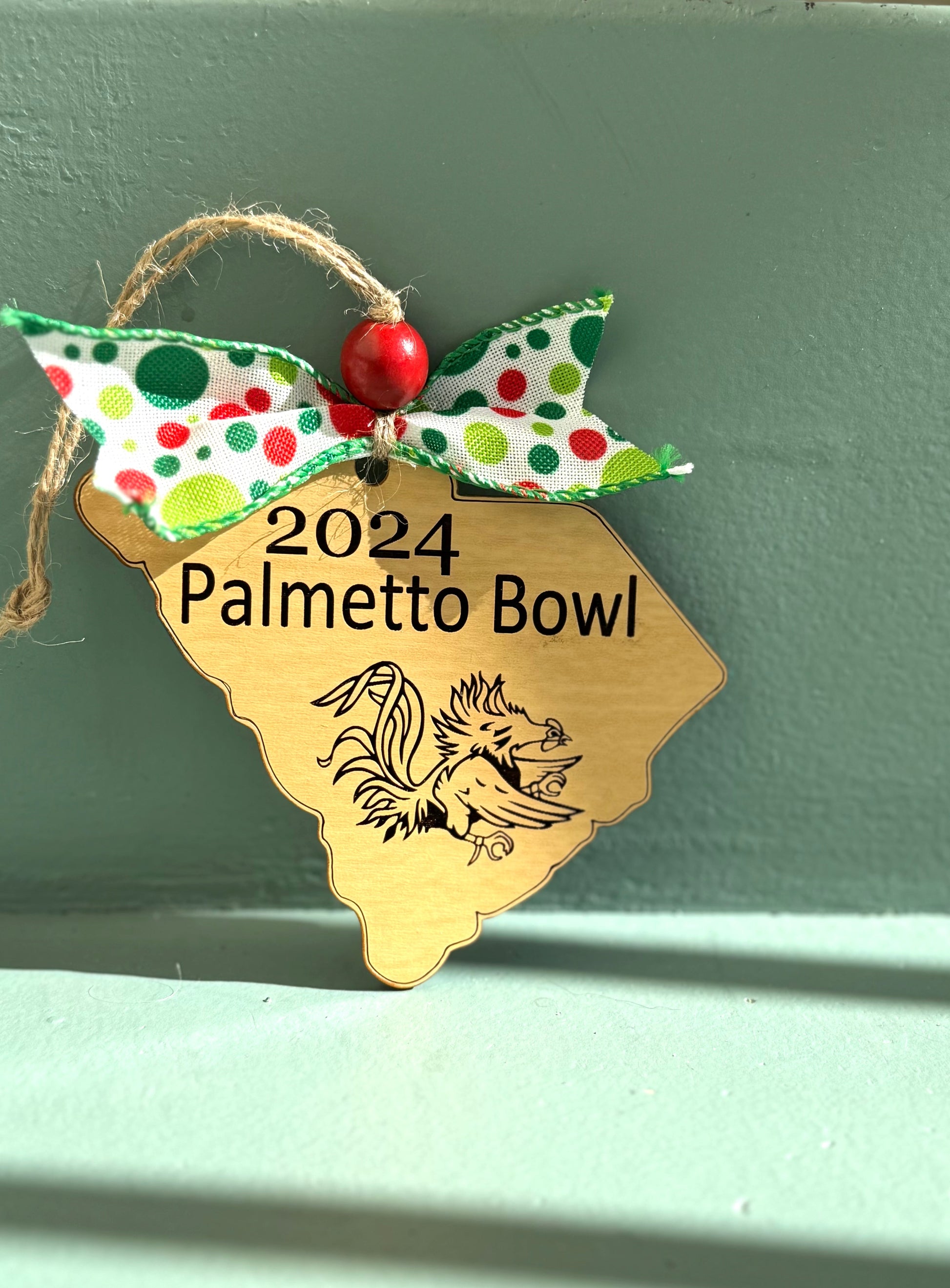 Palmetto Bowl 2024 winner ornament