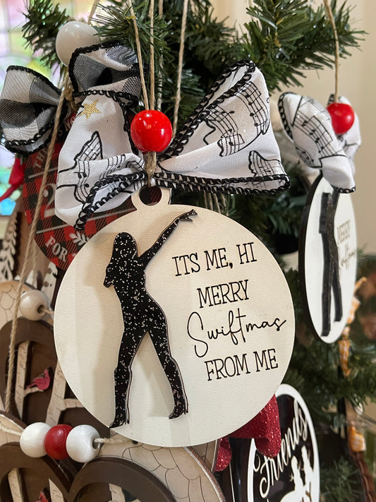 Swifty christmas ornaments - White / Hi